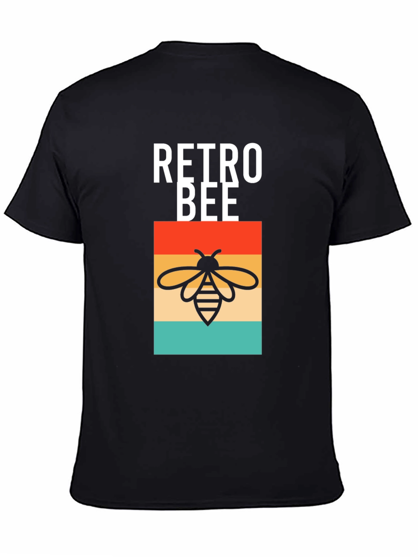 Retro Bee Graphic T-Shirt - Trendy Style
