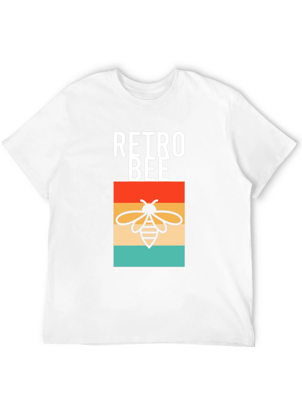 Retro Bee Graphic T-Shirt - Trendy Style