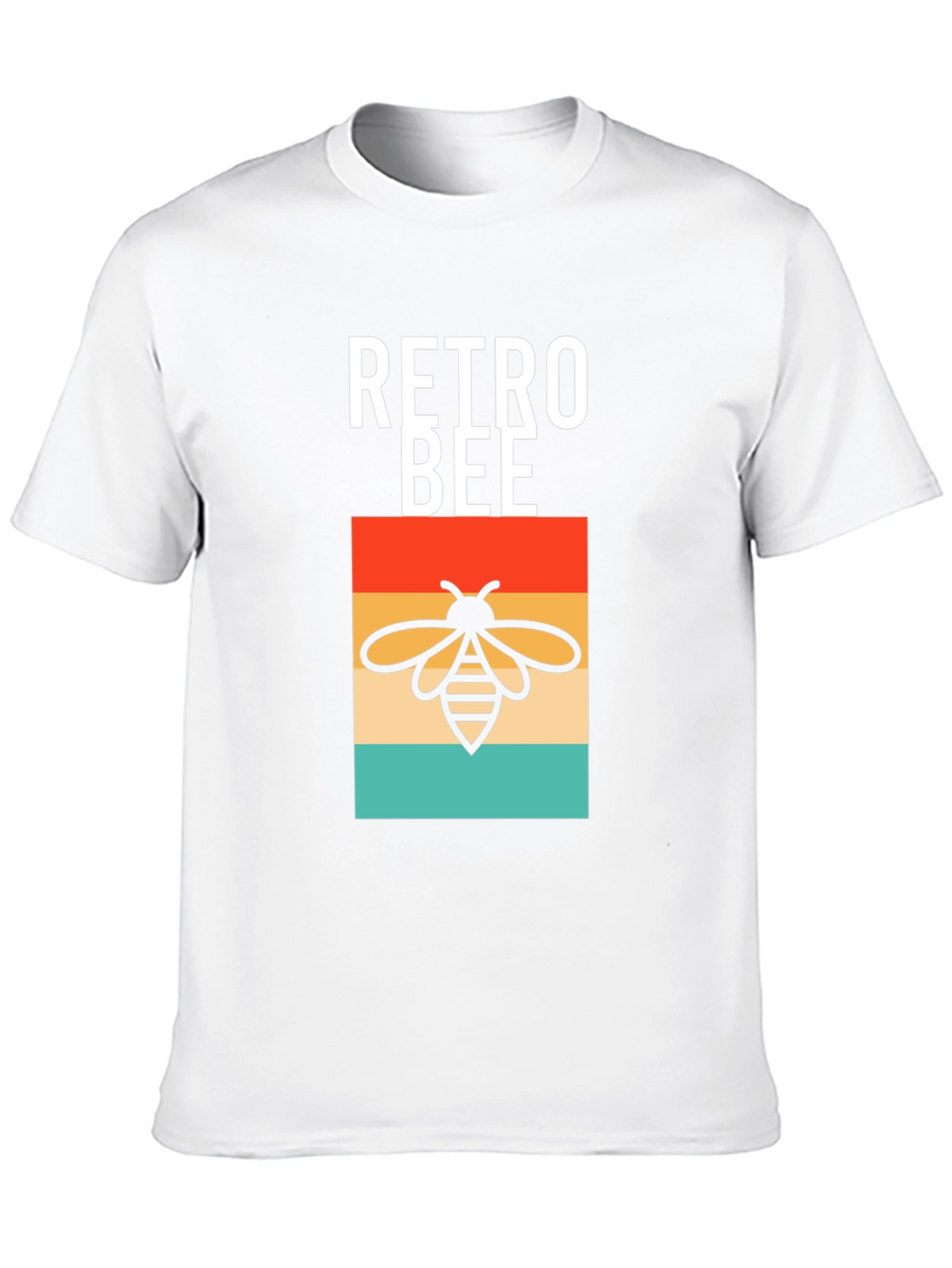Retro Bee Graphic T-Shirt - Trendy Style