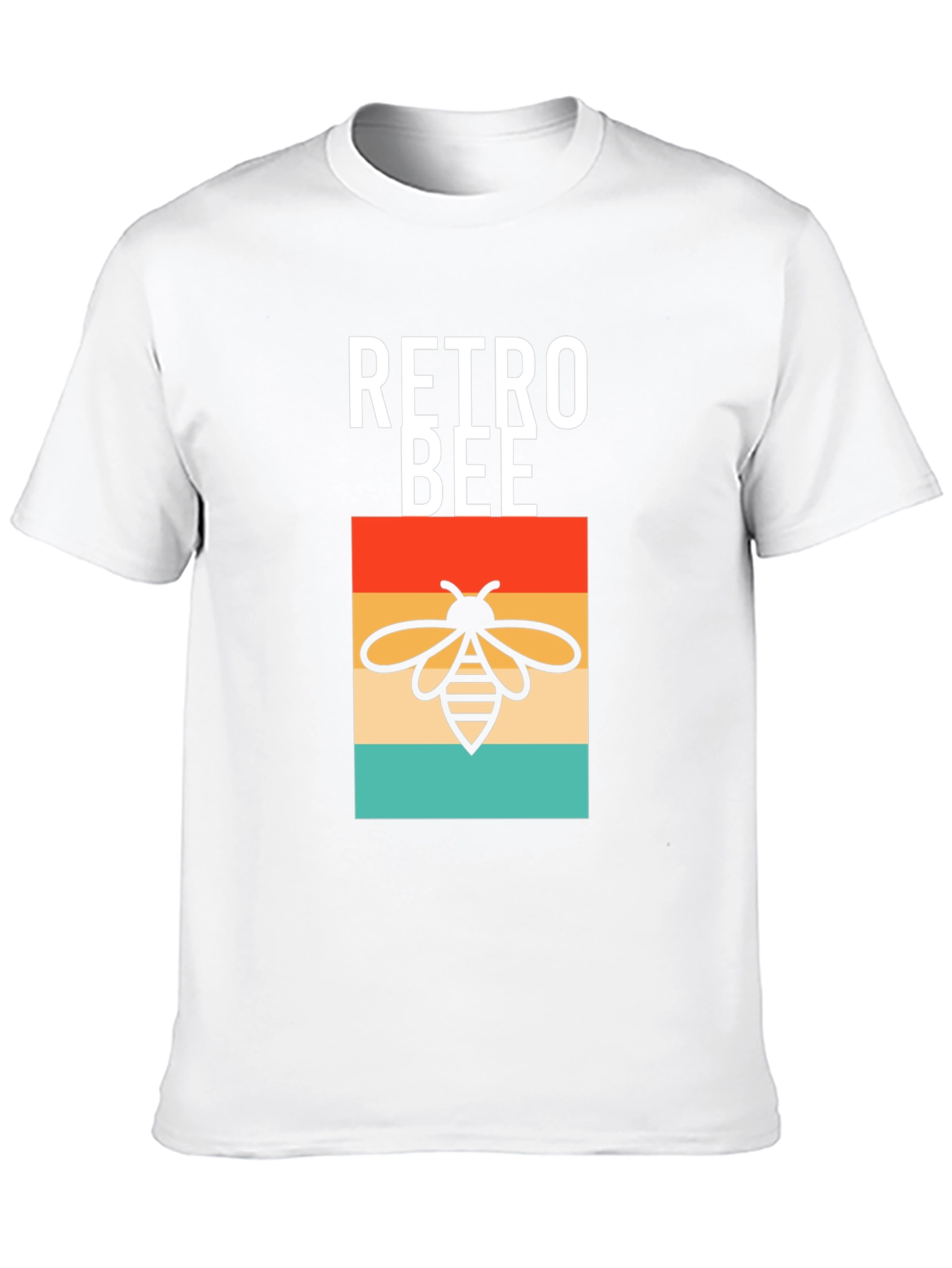 Retro Bee Graphic T-Shirt - Trendy Style