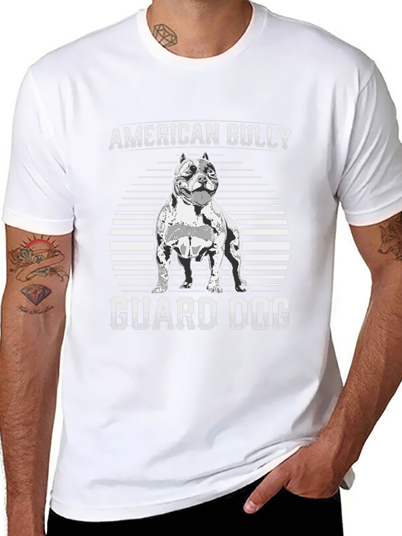 American Bully Guard Dog T-Shirt – Bold Dog Lover Graphic Tee