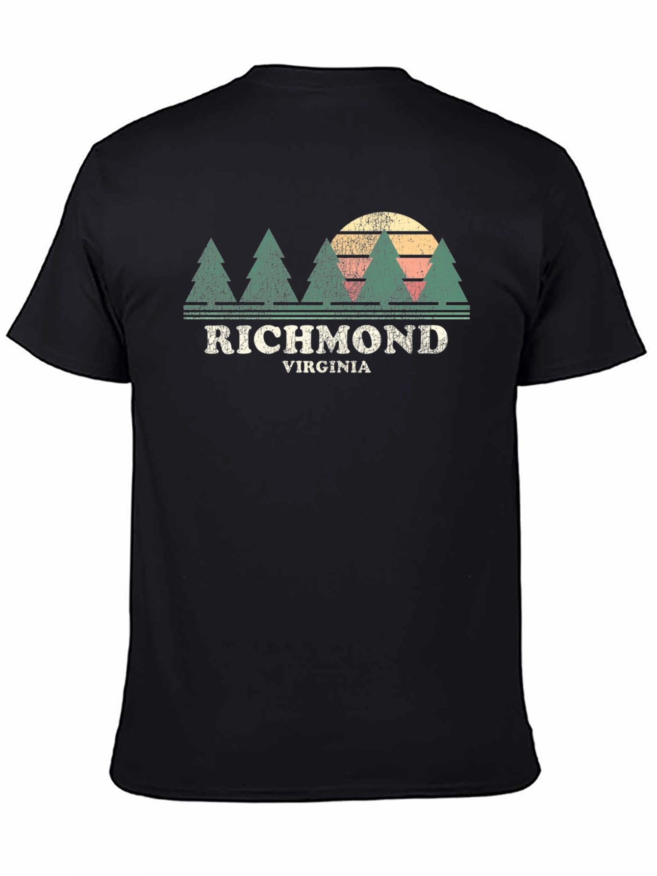Richmond Virginia Tree Sunset T-Shirt
