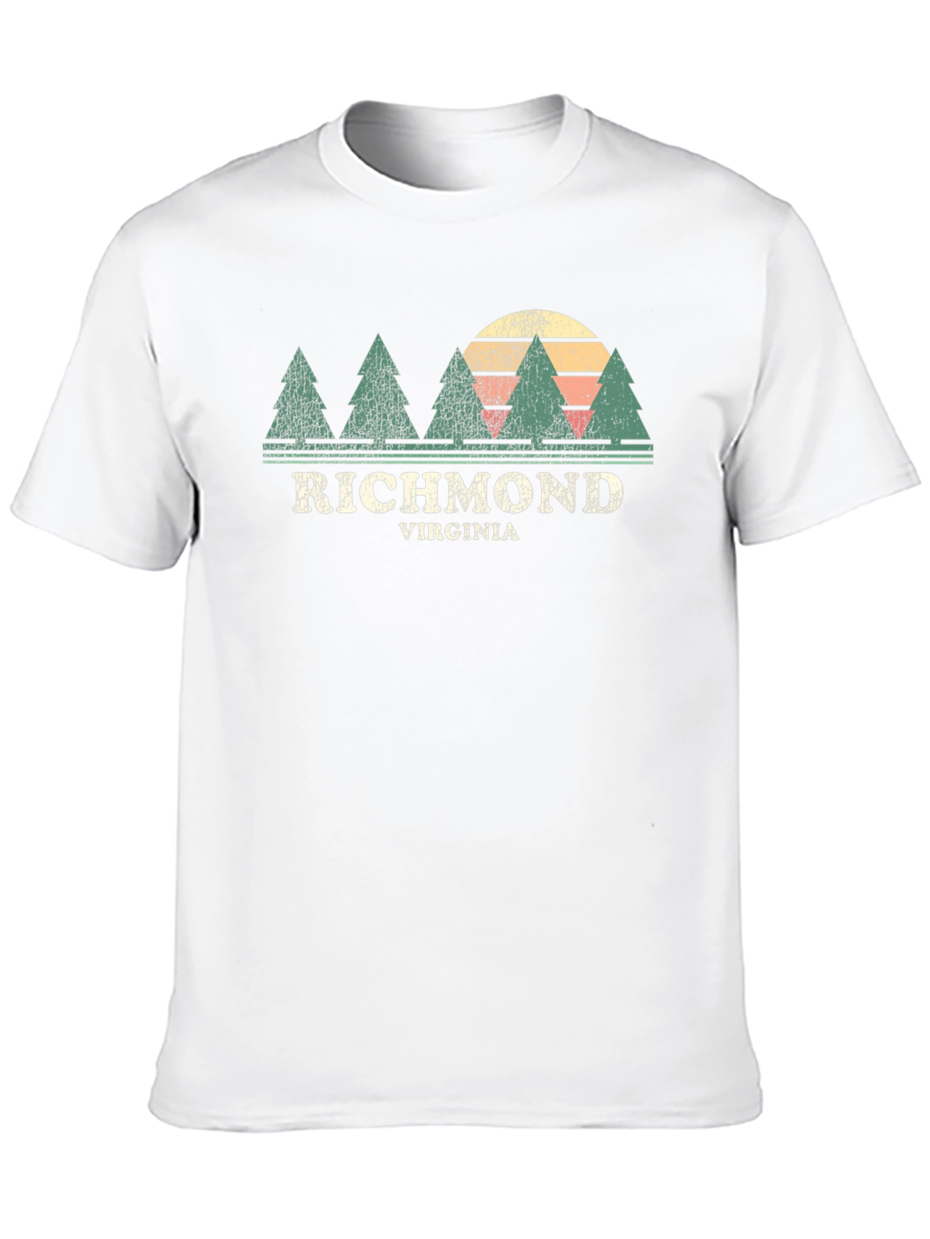 Richmond Virginia Tree Sunset T-Shirt