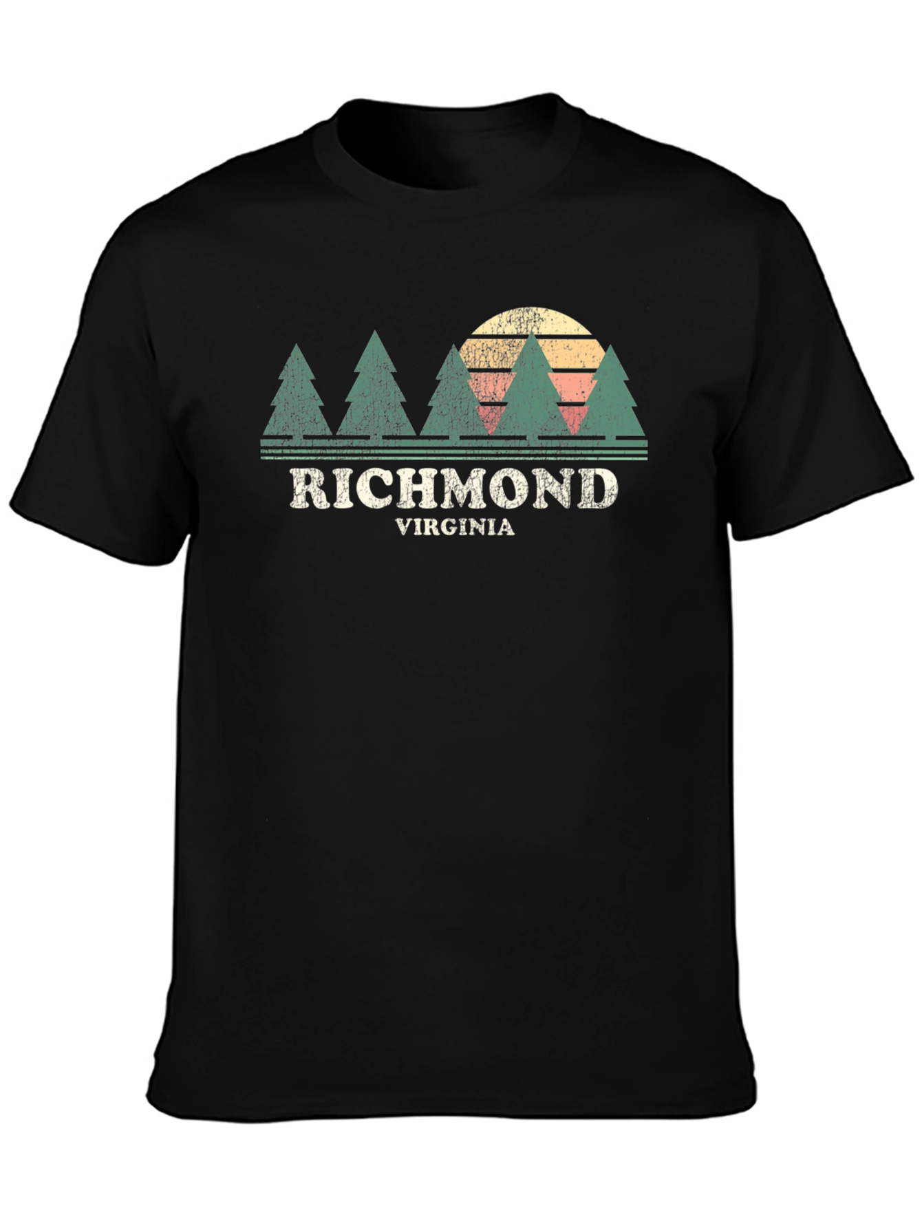Richmond Virginia Tree Sunset T-Shirt