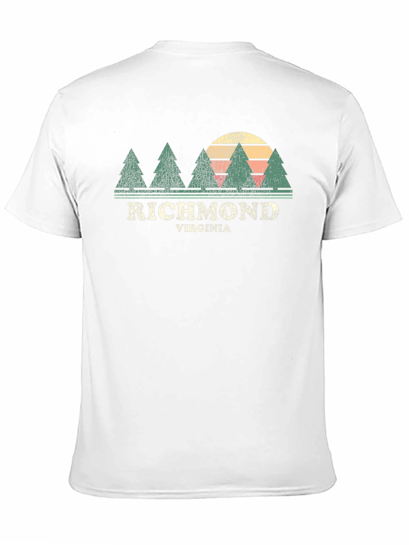 Richmond Virginia Tree Sunset T-Shirt