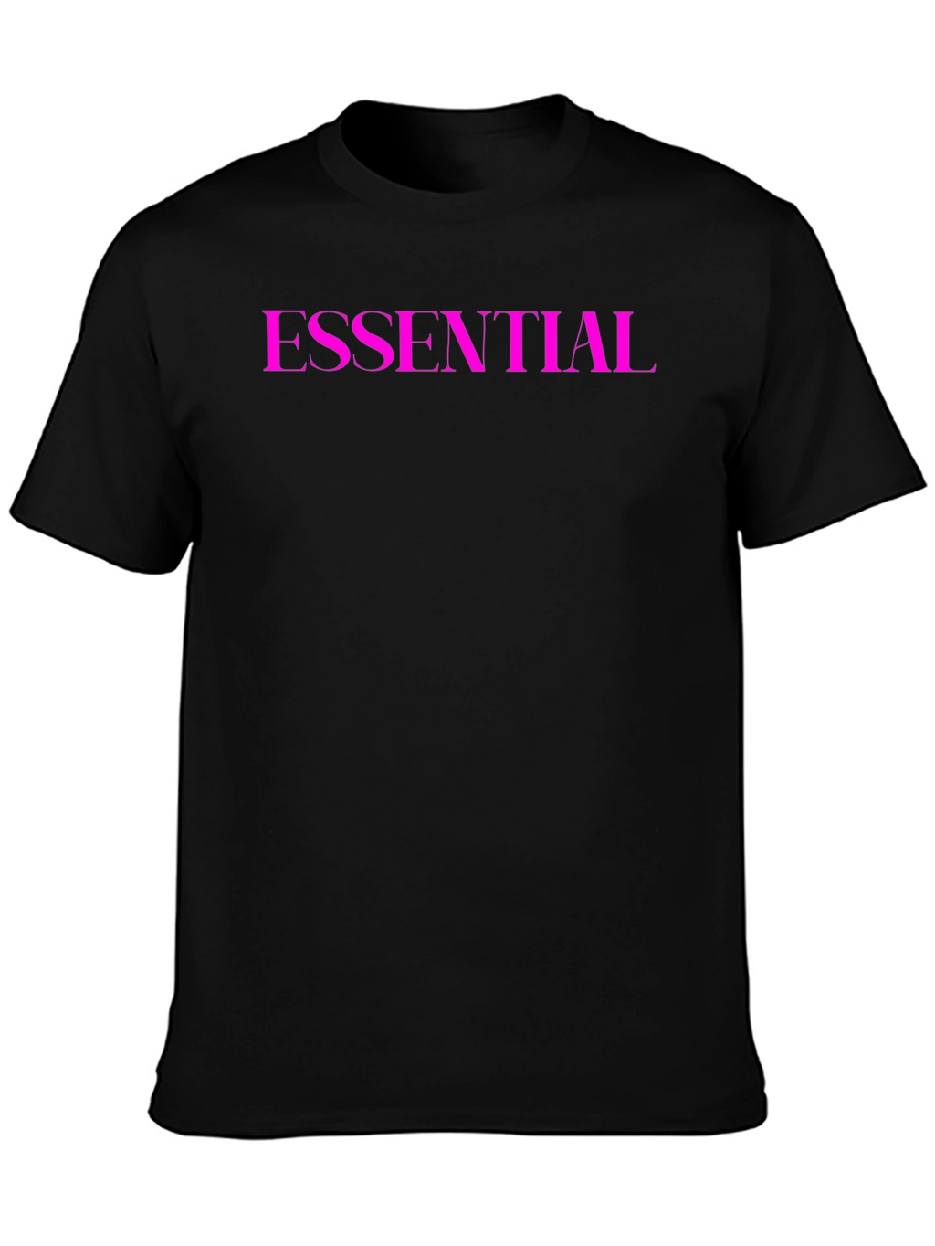 Essential Crew Neck Tee - Black