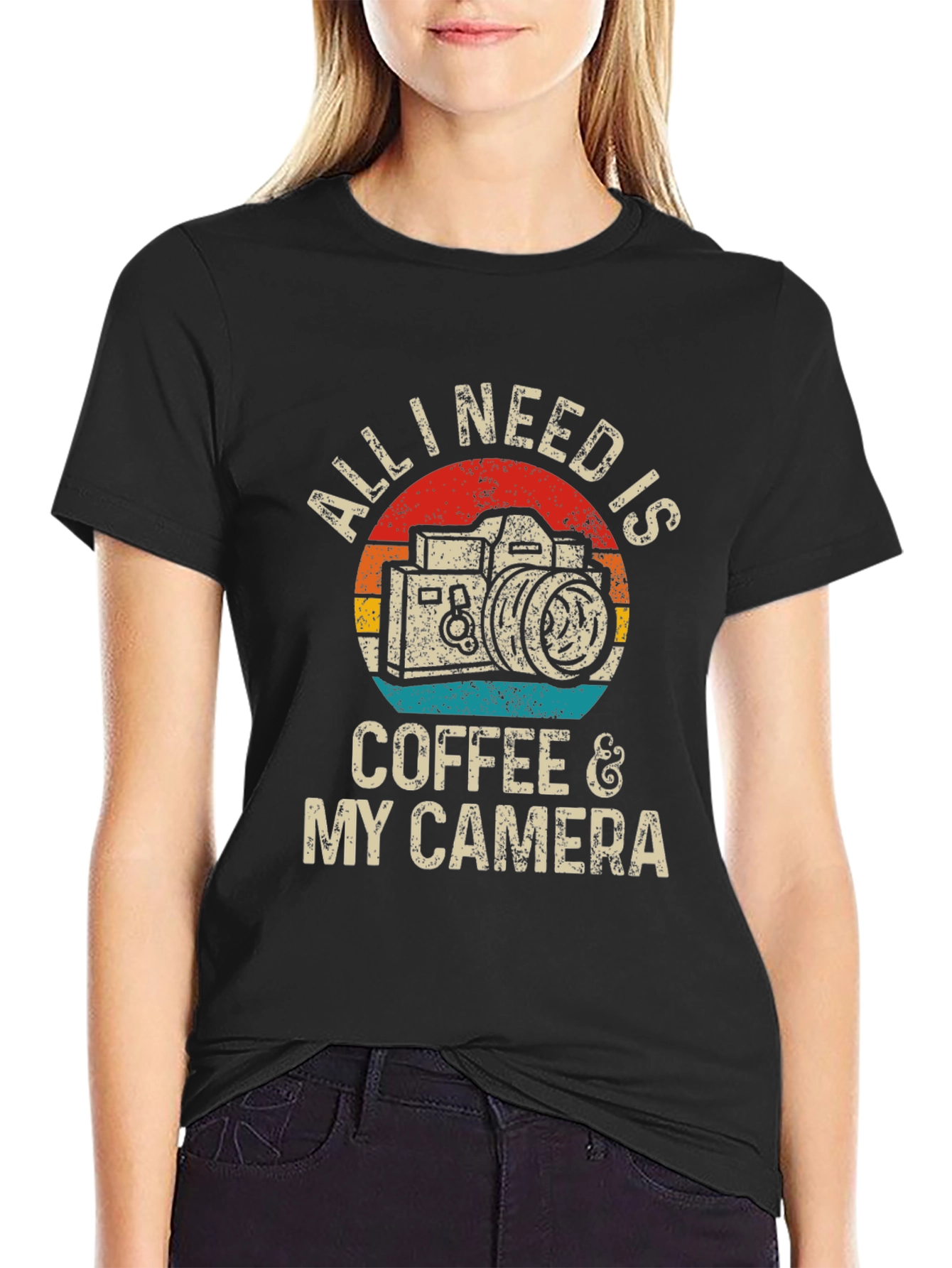 Coffee & Camera Graphic Tee