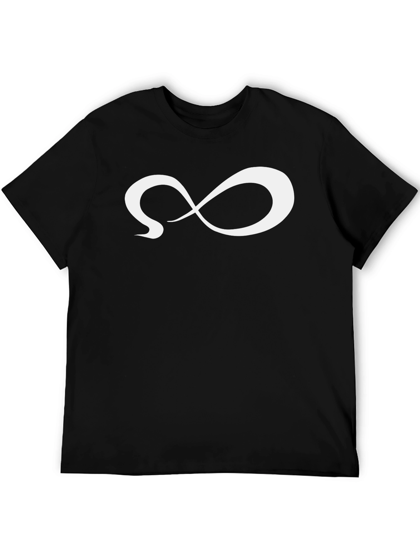 Infinity Symbol Graphic Tee - Modern Minimalist Design