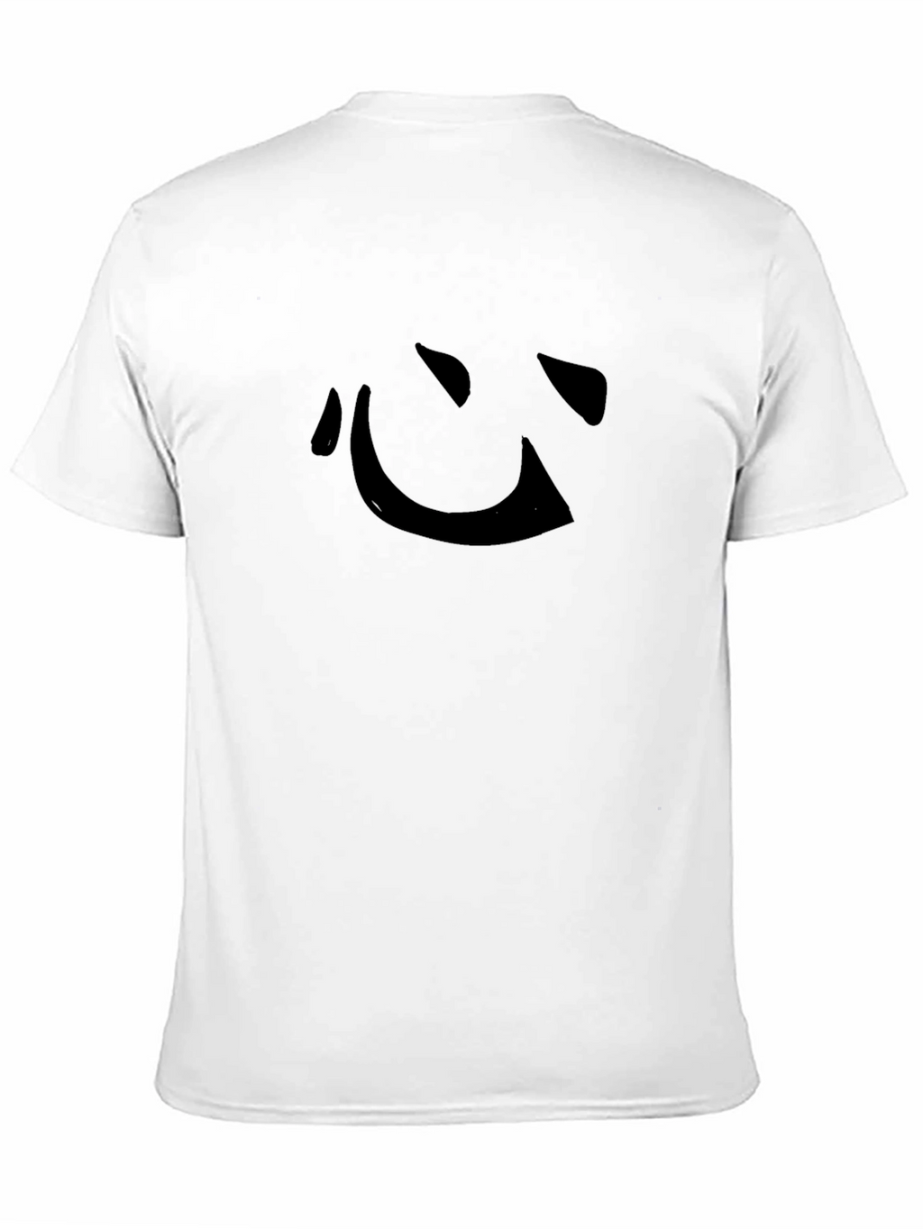 Black T-Shirt with Japanese Kanji Symbol