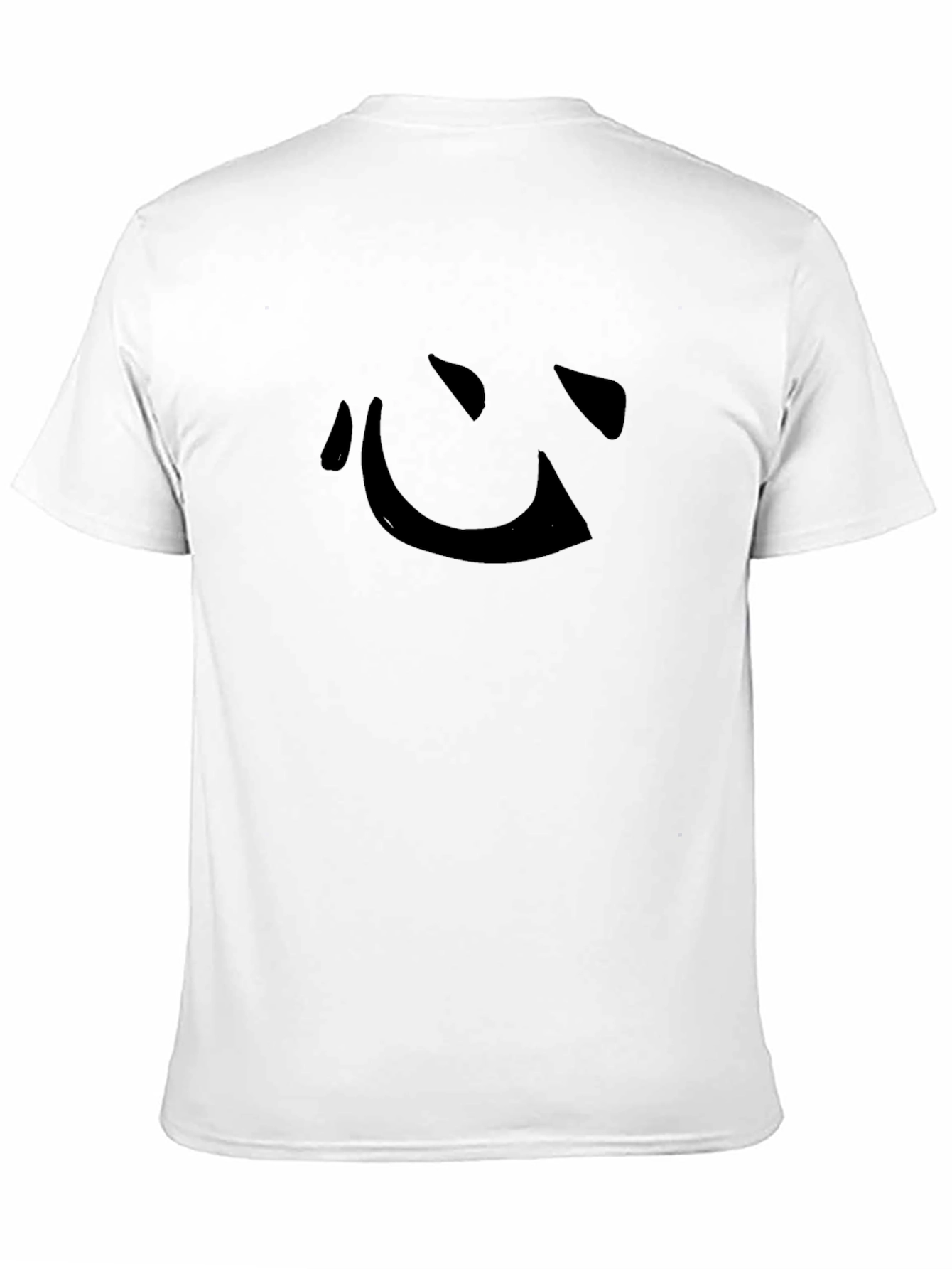 Black T-Shirt with Japanese Kanji Symbol