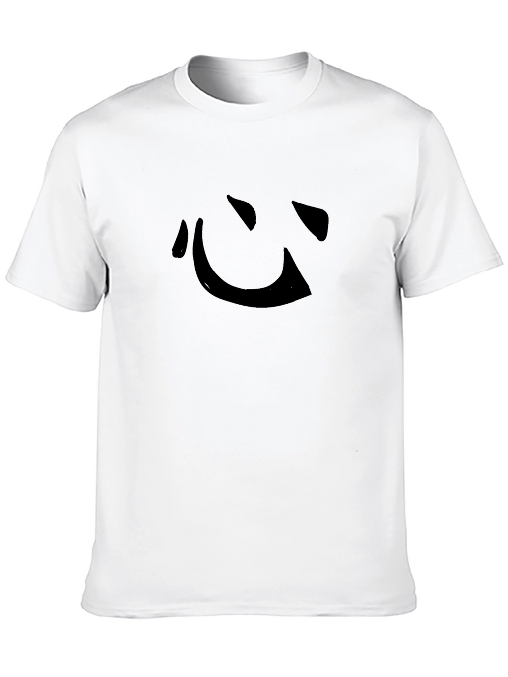 Black T-Shirt with Japanese Kanji Symbol