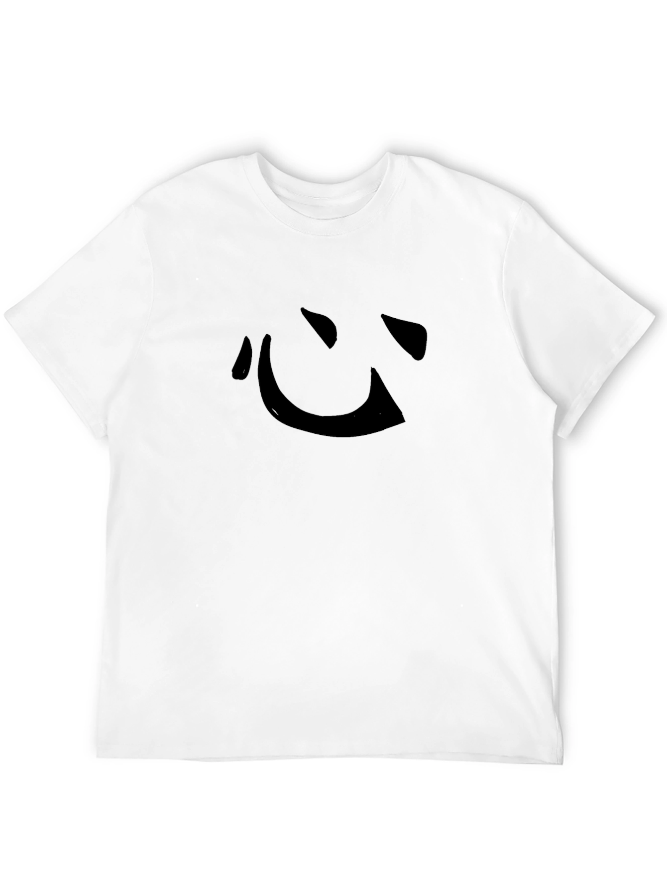 Black T-Shirt with Japanese Kanji Symbol