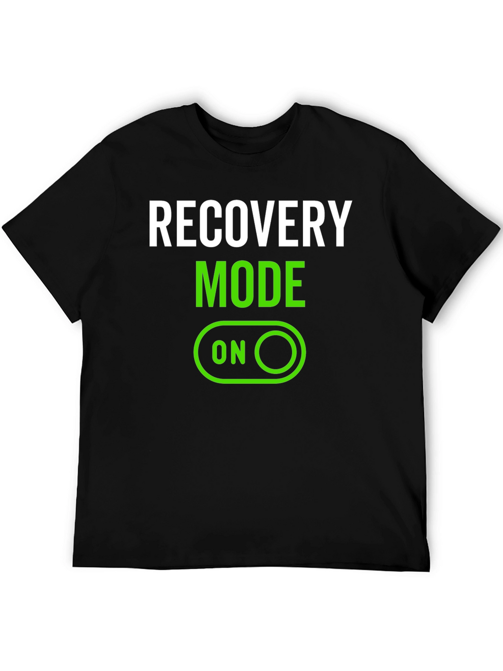 Recovery Mode On Black T-Shirt