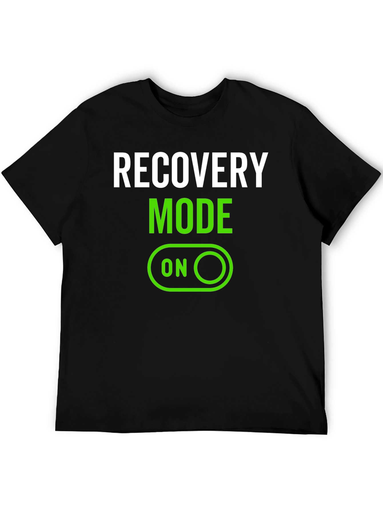 Recovery Mode On Black T-Shirt