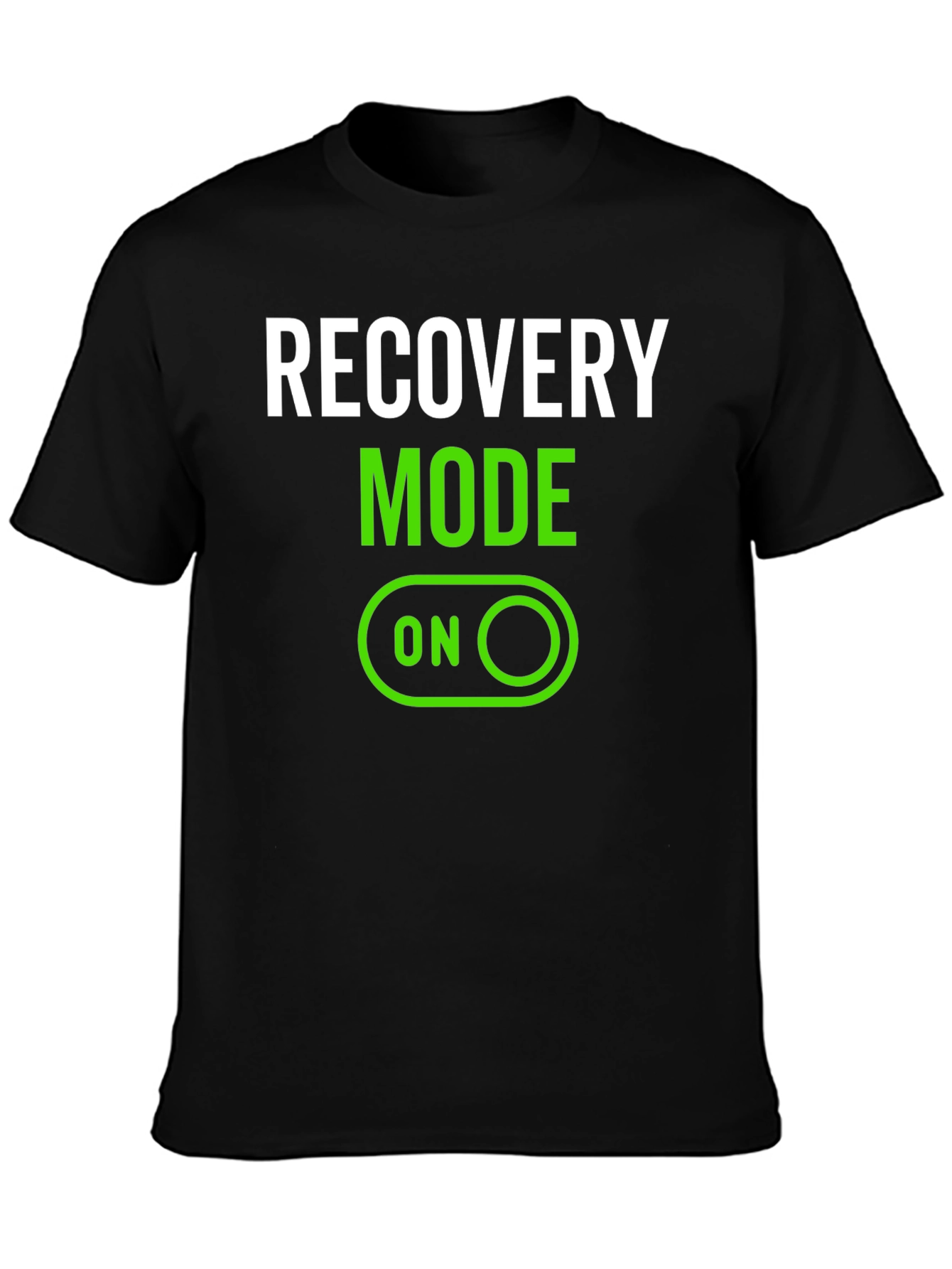 Recovery Mode On Black T-Shirt