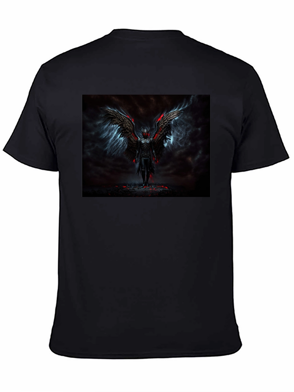 Dark Angel Wings T-Shirt Graphic Tee