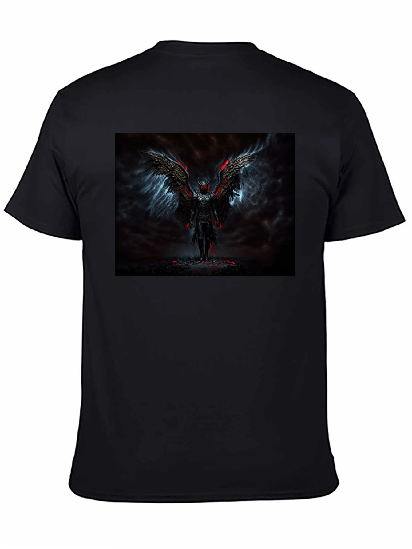Dark Angel Wings T-Shirt Graphic Tee