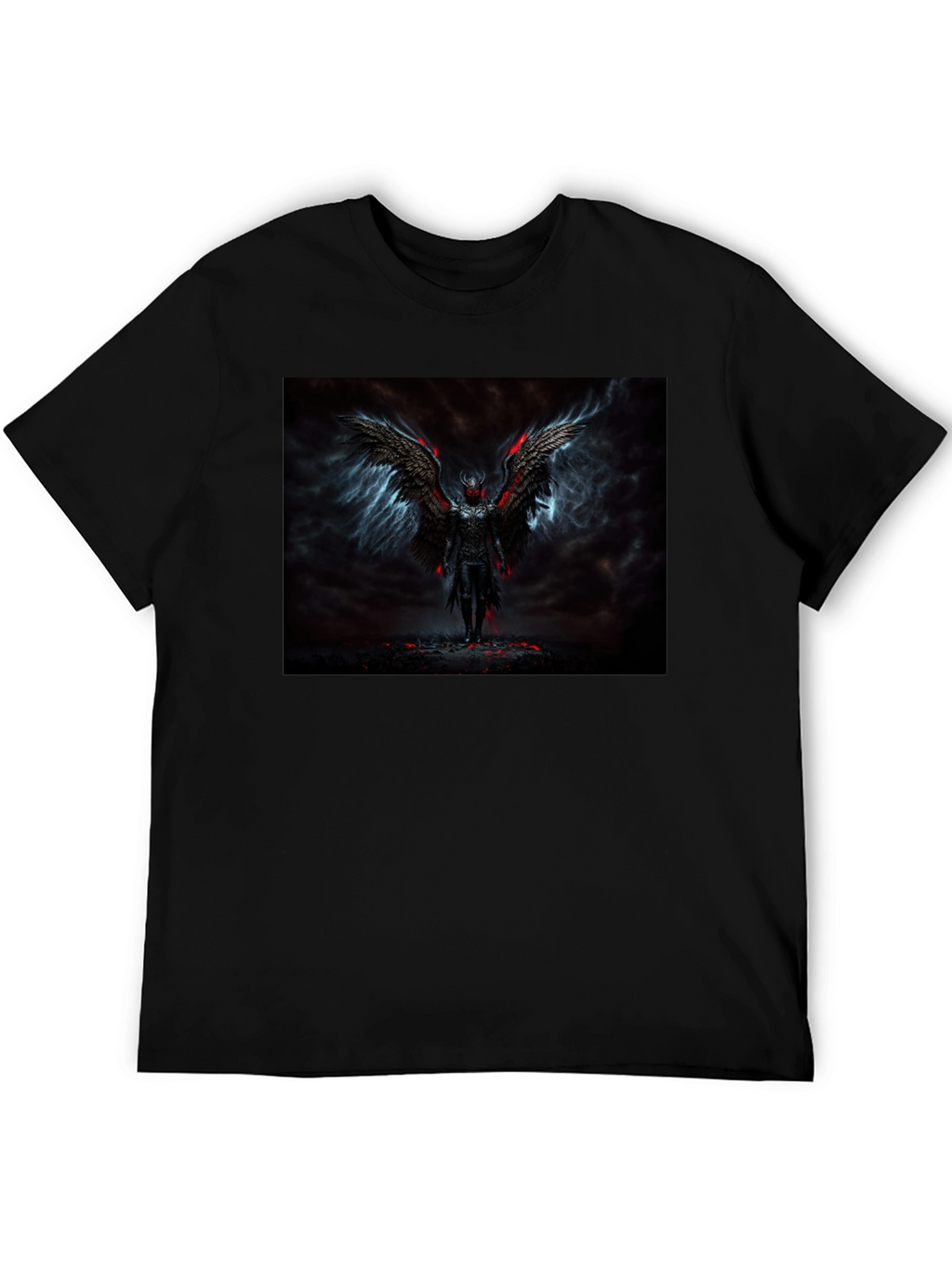 Dark Angel Wings T-Shirt Graphic Tee