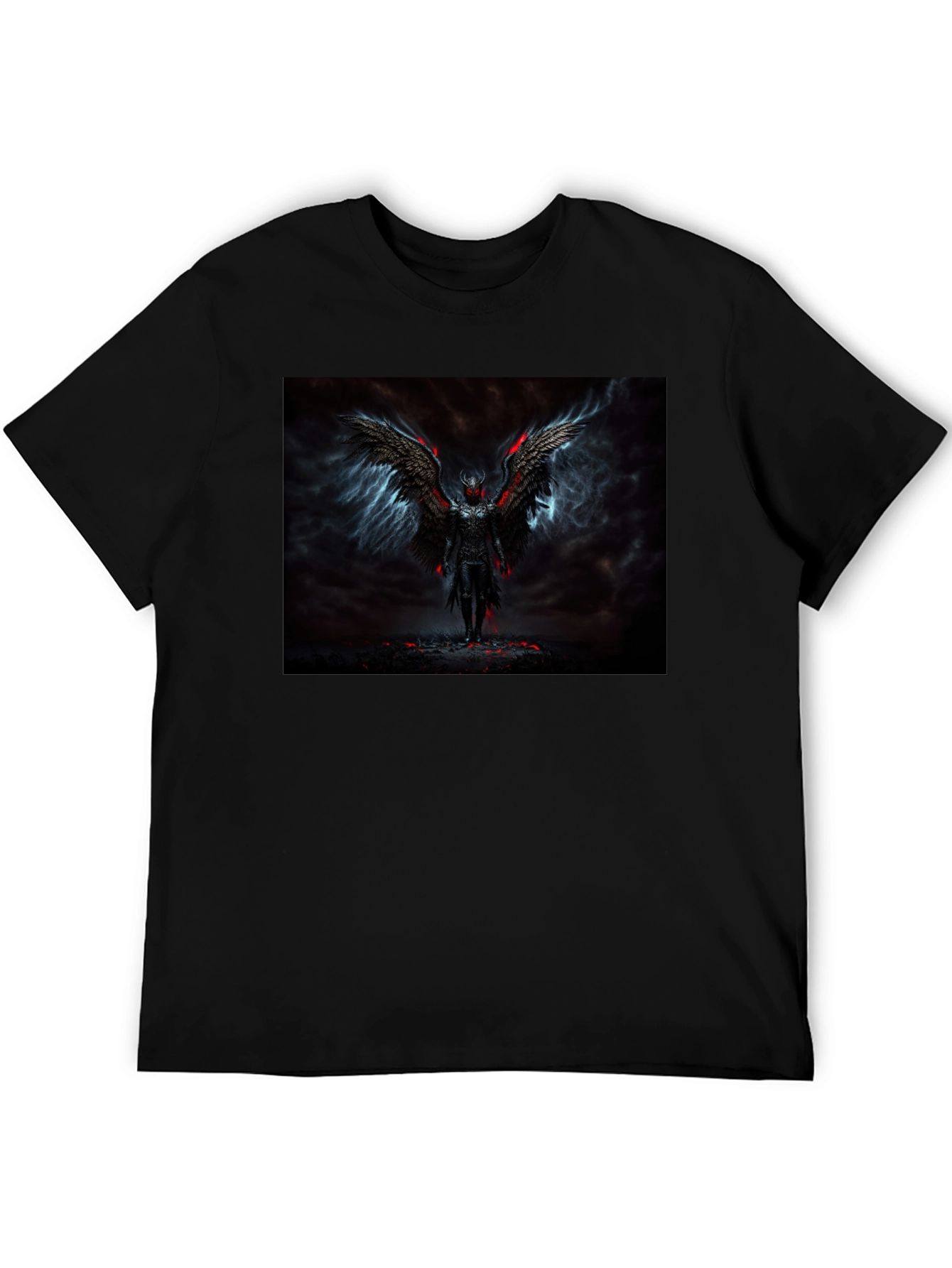 Dark Angel Wings T-Shirt Graphic Tee
