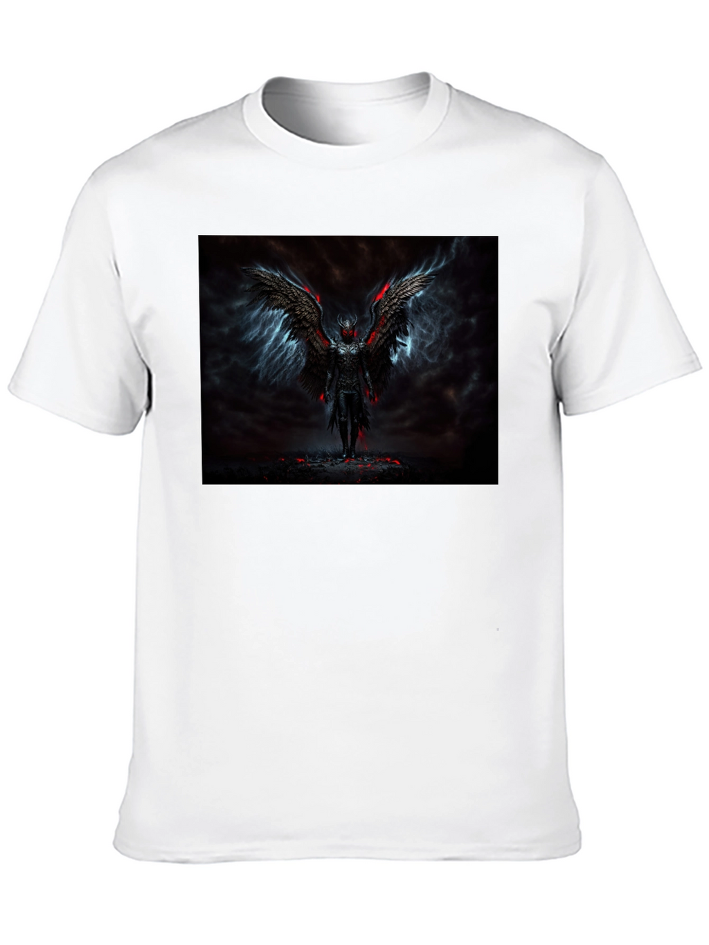 Dark Angel Wings T-Shirt Graphic Tee