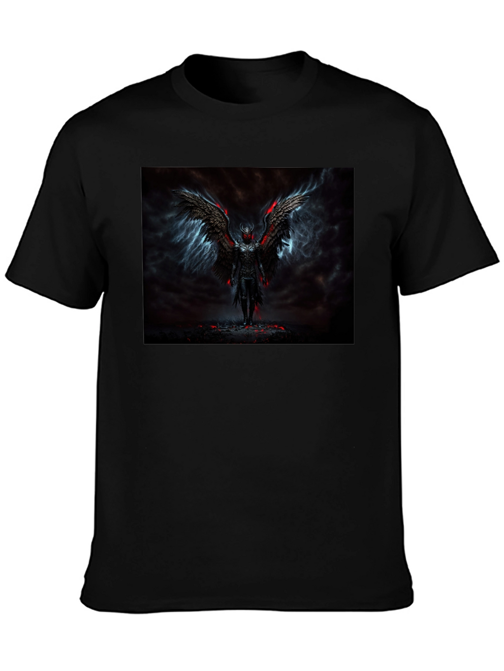 Dark Angel Wings T-Shirt Graphic Tee