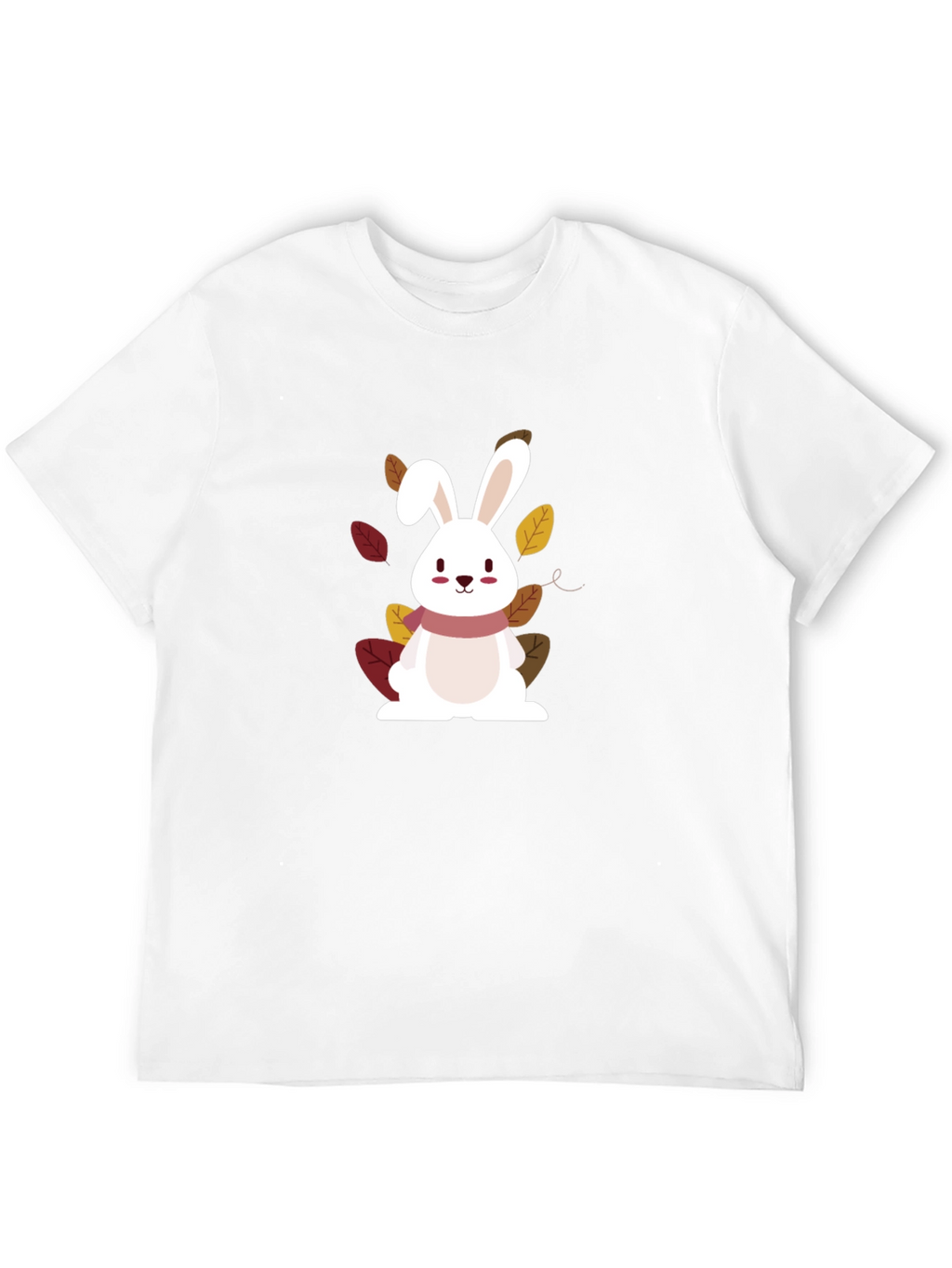 Cute Bunny Graphic Tee - Fall Edition