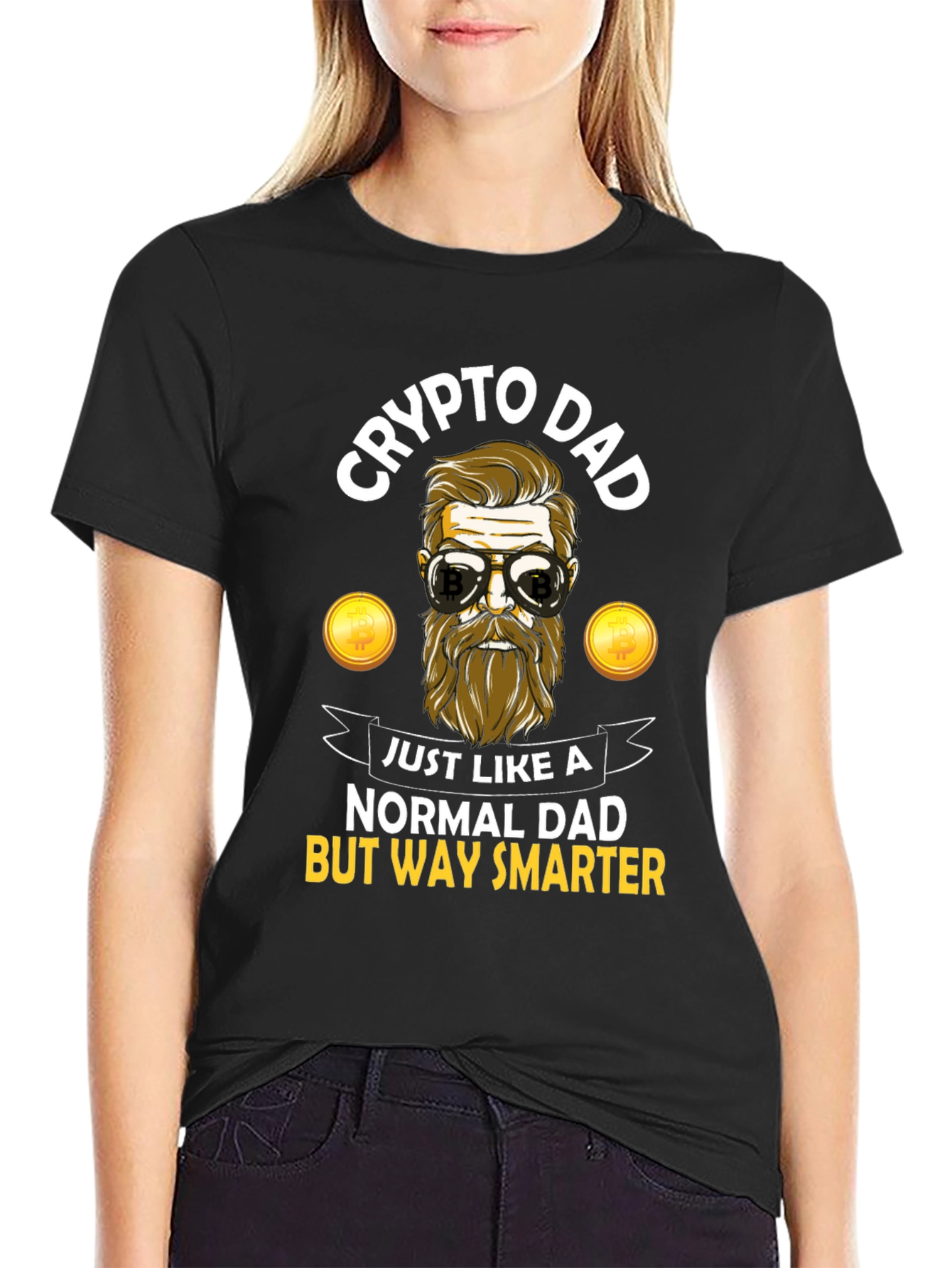 Crypto Dad T-Shirt - Funny Bitcoin Investor Tee