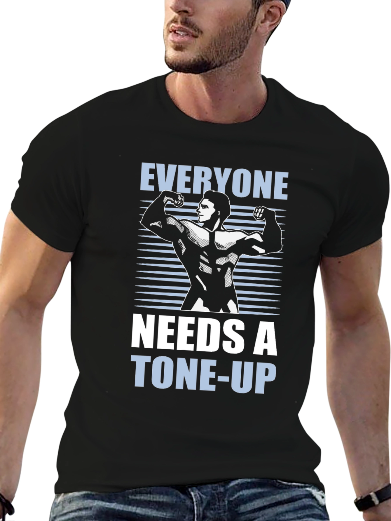 Tone-Up Graphic Tee - Bodybuilder Shirt