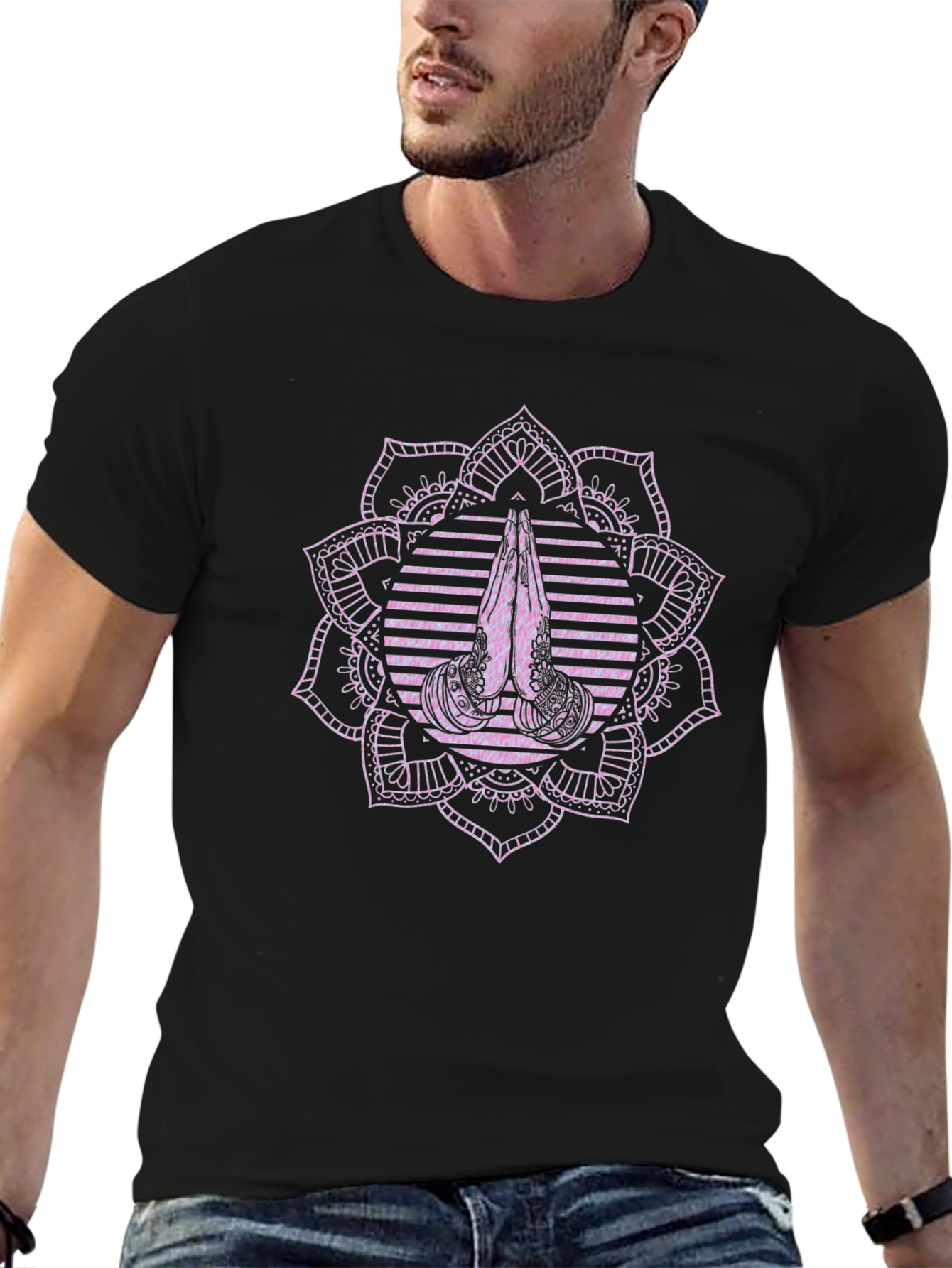 Namaste Mandala T-Shirt - Spiritual Graphic Tee