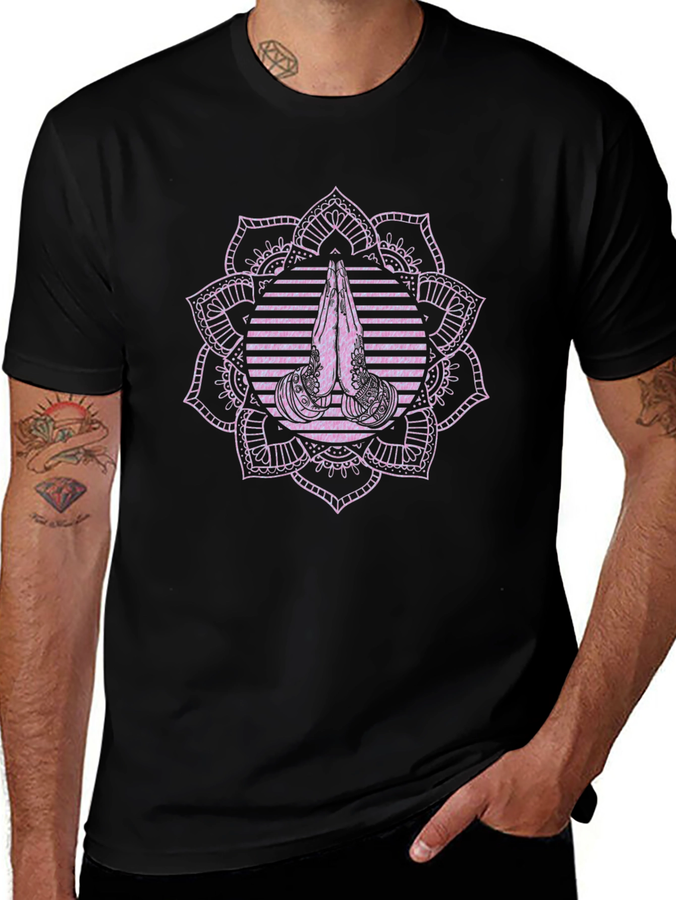 Namaste Mandala T-Shirt - Spiritual Graphic Tee