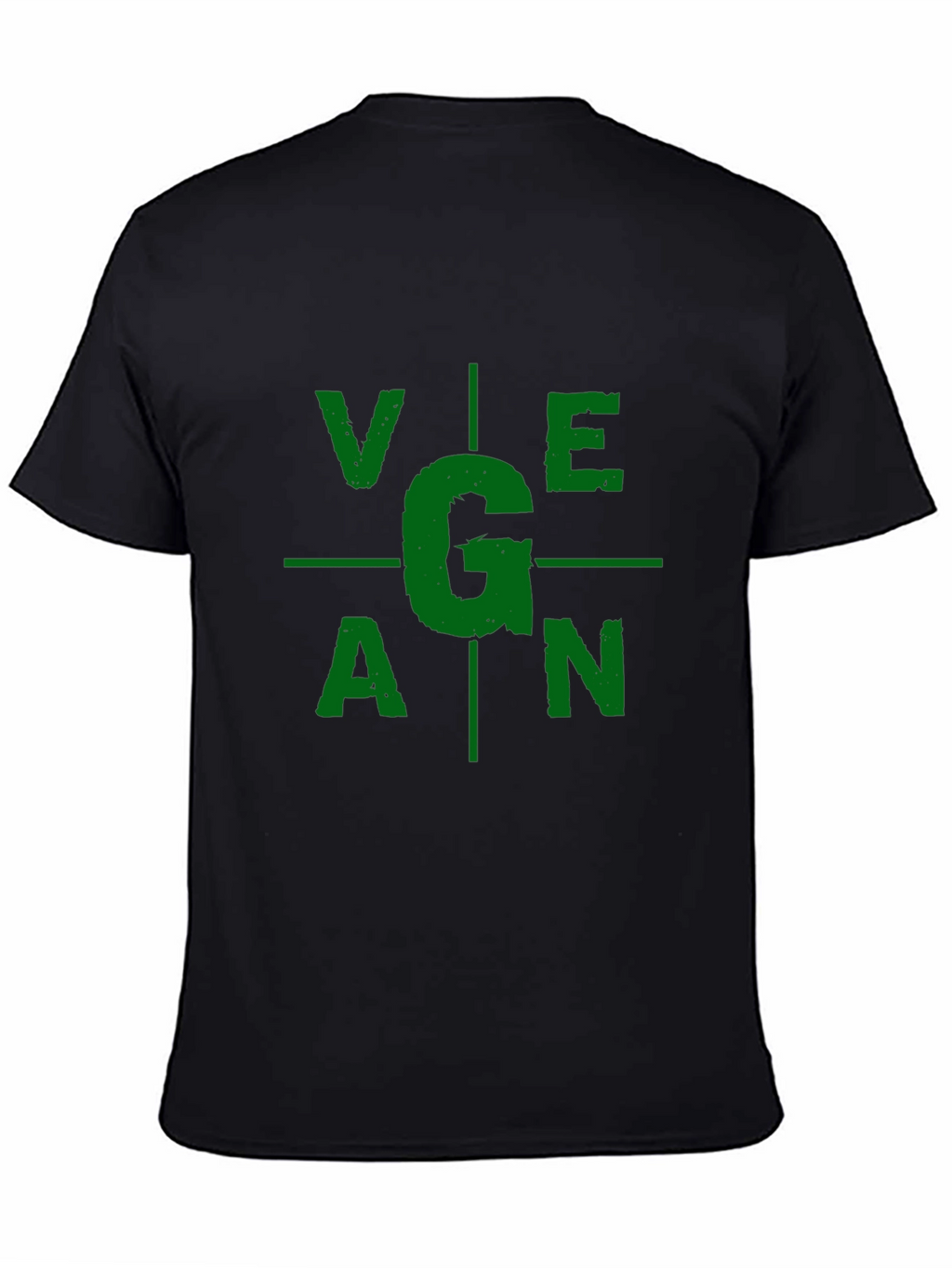 Vegan Target T-Shirt - Green Graphic Tee
