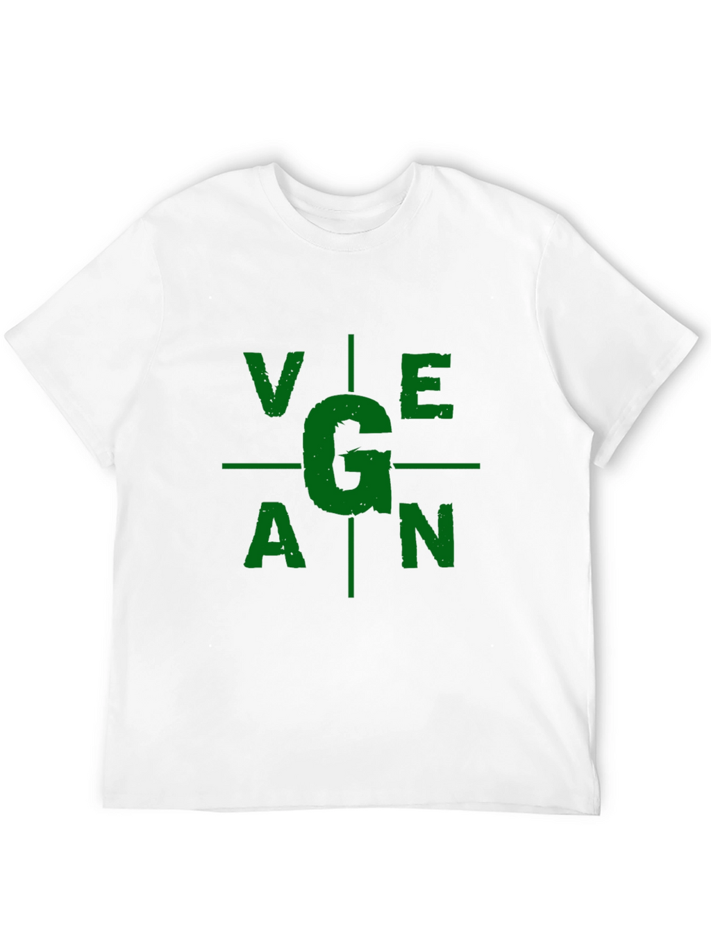 Vegan Target T-Shirt - Green Graphic Tee
