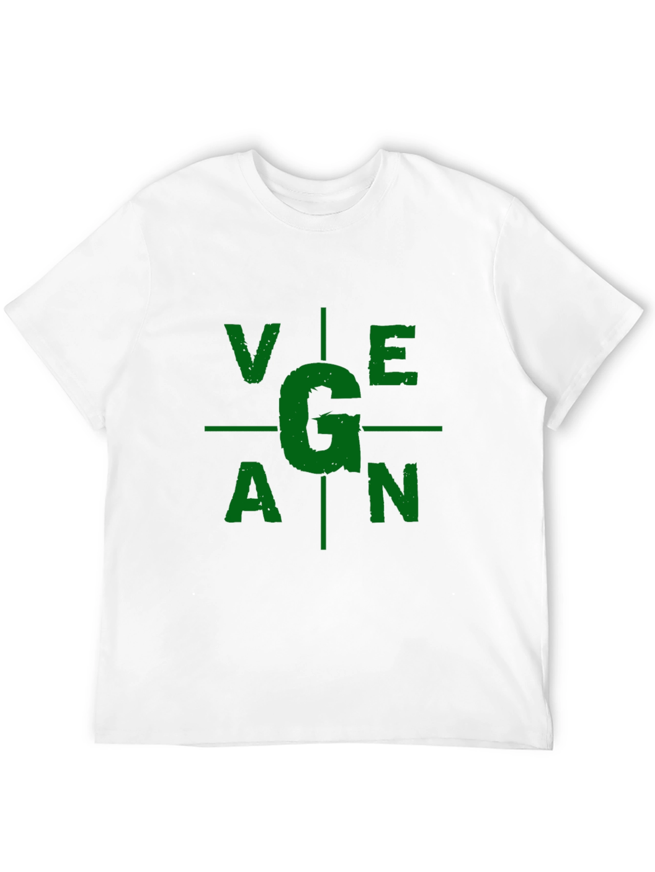 Vegan Target T-Shirt - Green Graphic Tee
