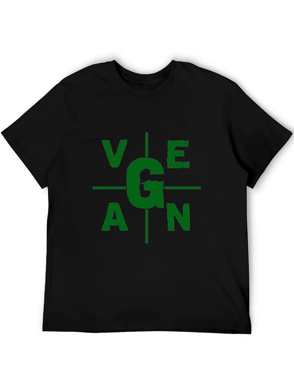 Vegan Target T-Shirt - Green Graphic Tee