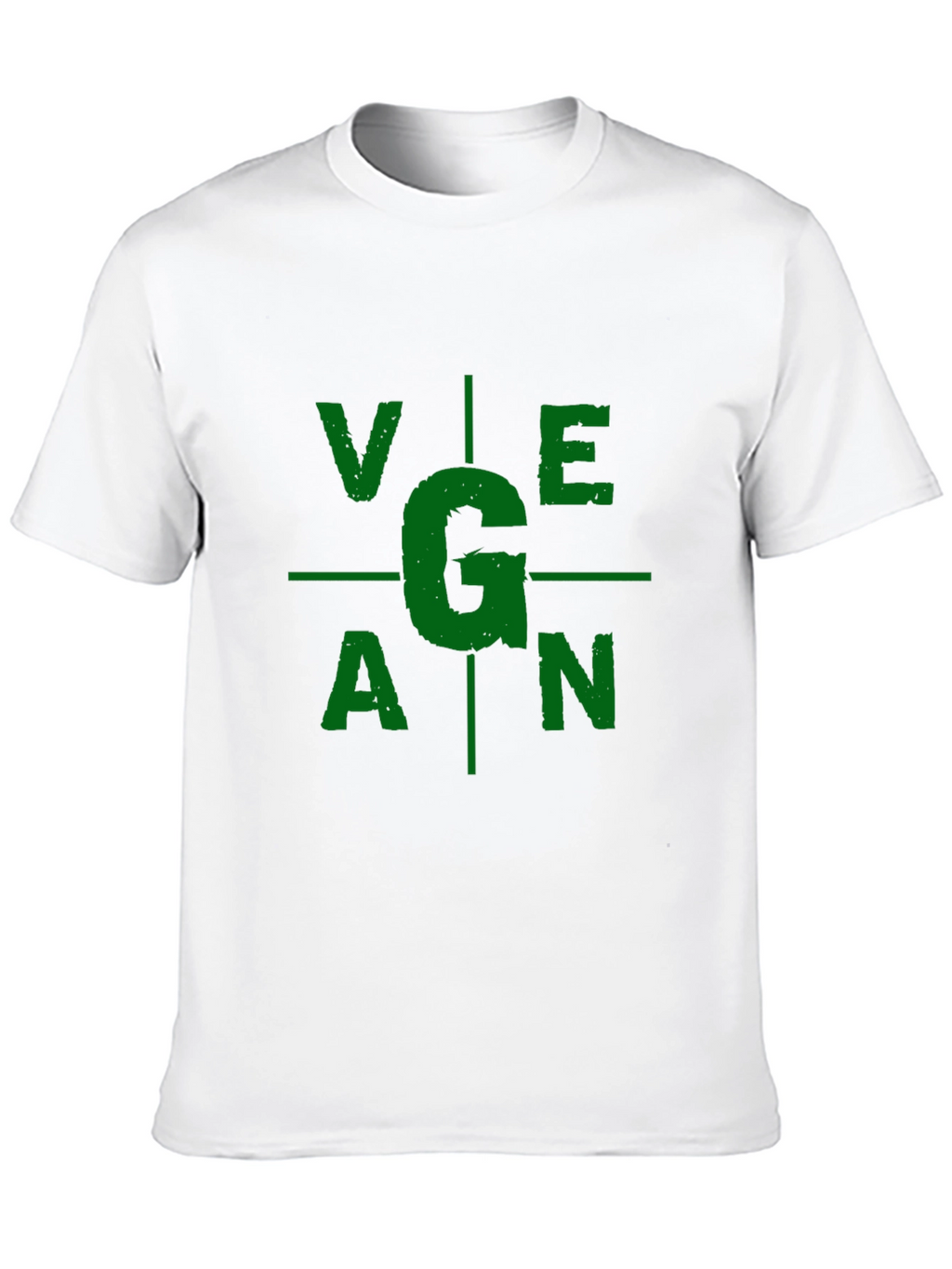 Vegan Target T-Shirt - Green Graphic Tee