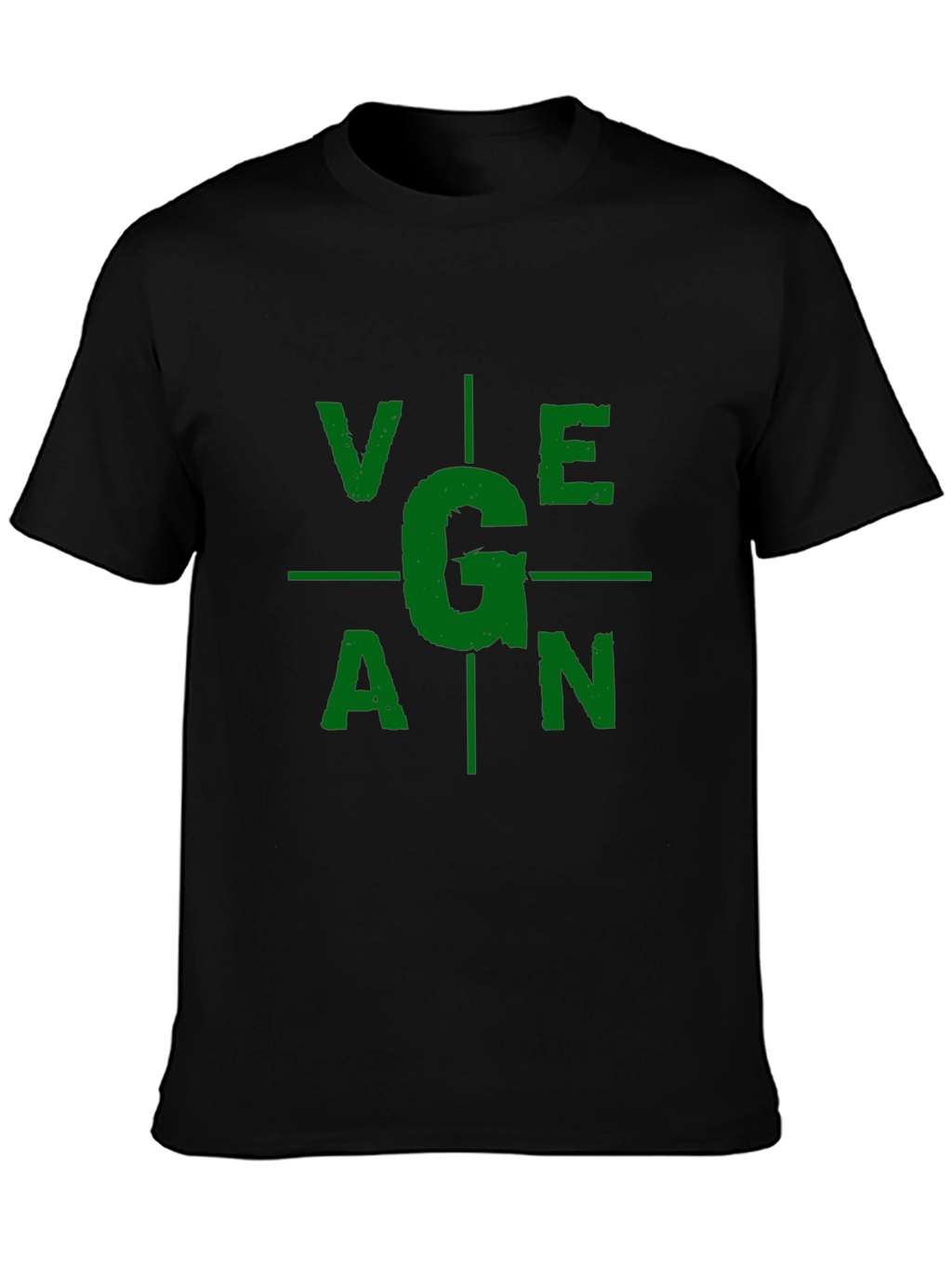 Vegan Target T-Shirt - Green Graphic Tee