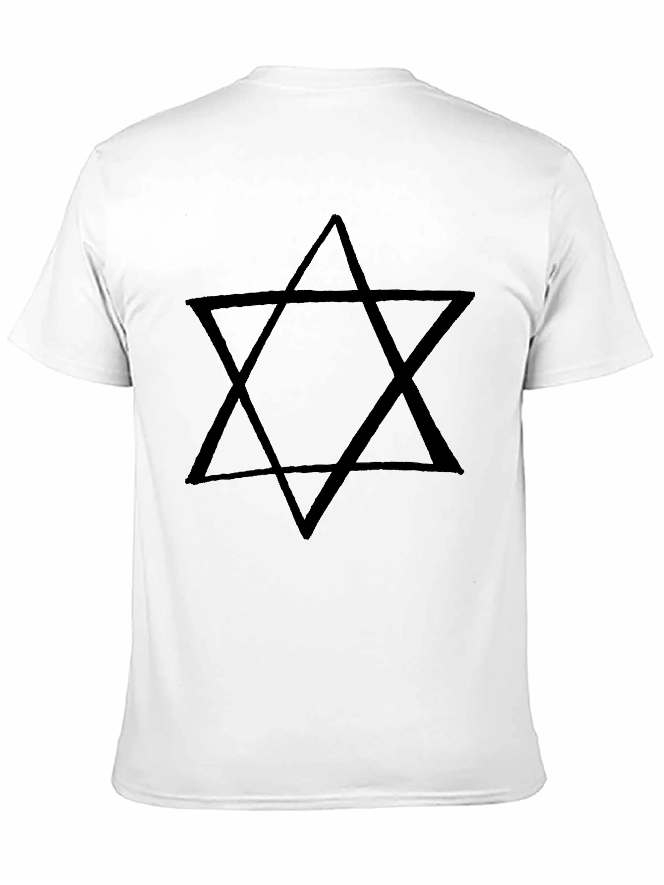 Black Star of David Graphic T-Shirt