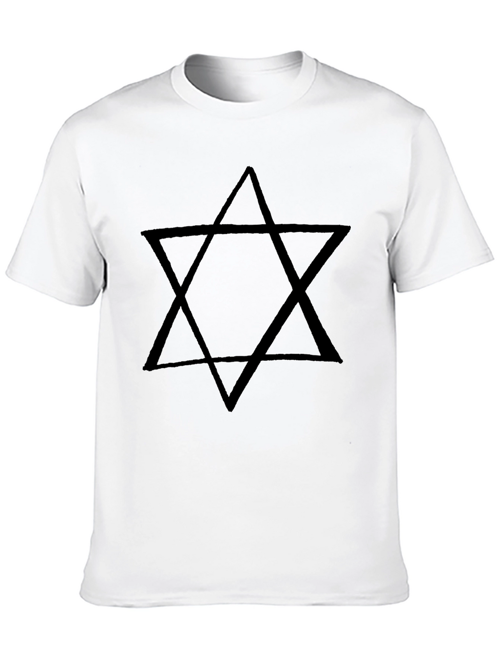 Black Star of David Graphic T-Shirt