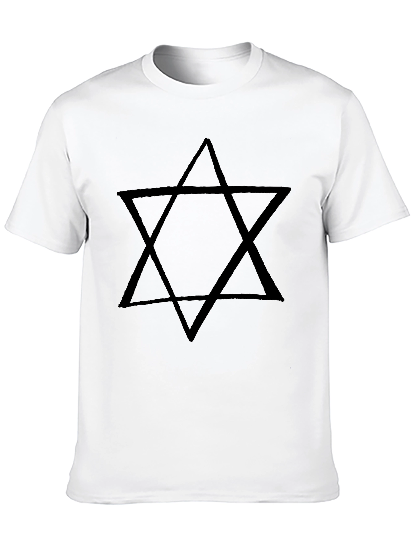 Black Star of David Graphic T-Shirt