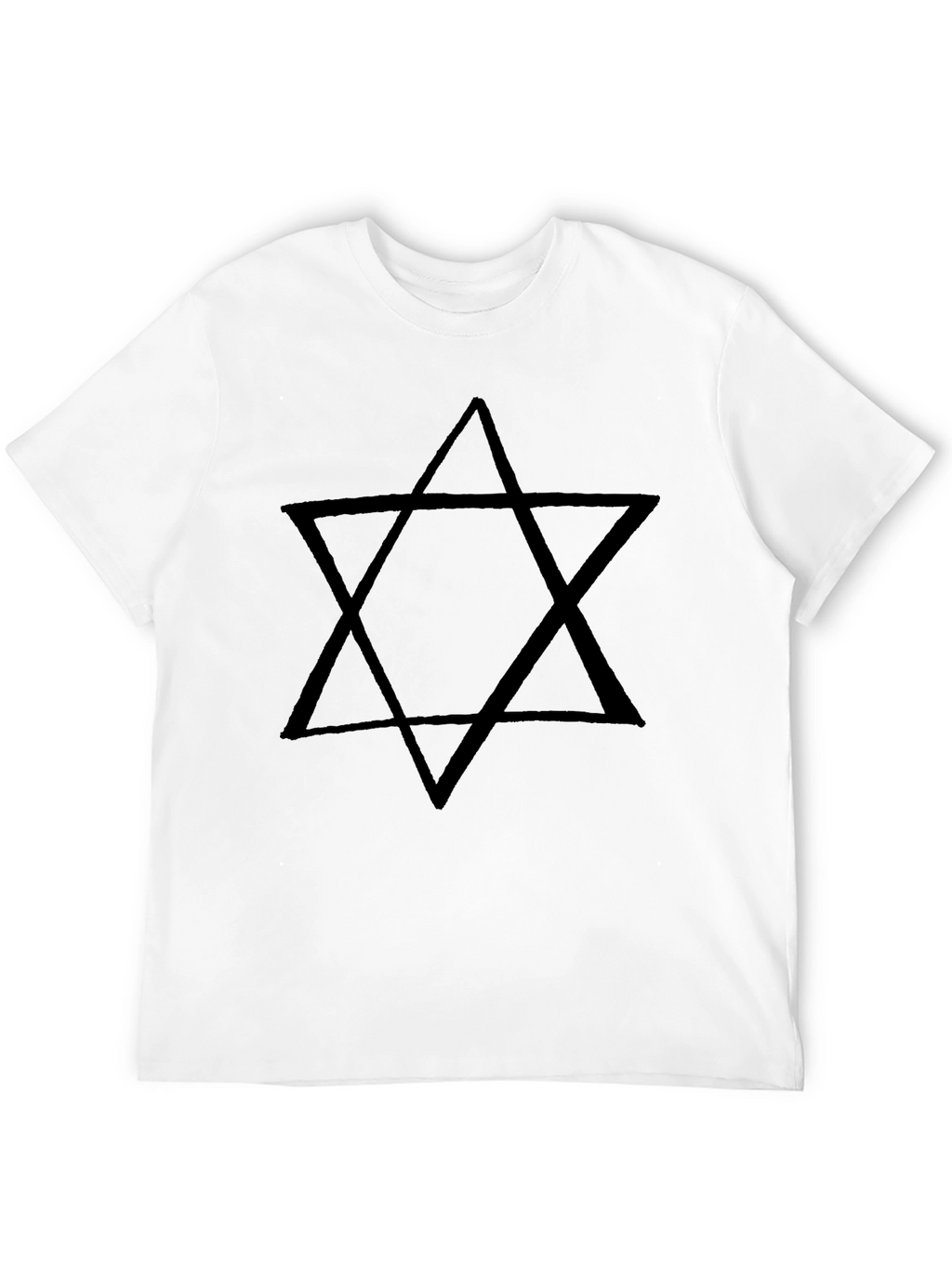 Black Star of David Graphic T-Shirt