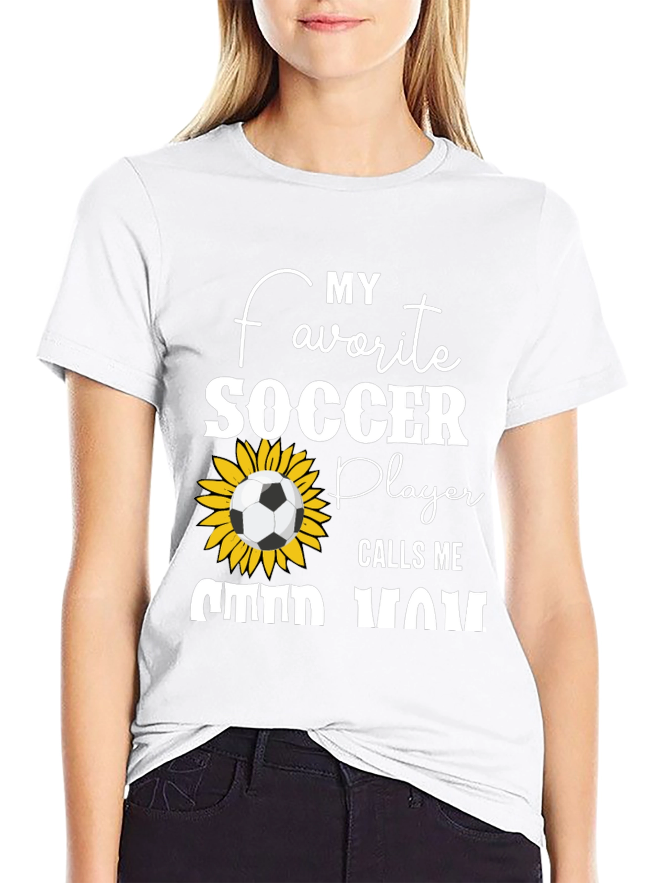Favorite Soccer Player Calls Me Good Mom T-Shirt