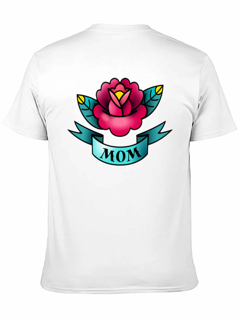 Mom Tattoo Style Rose Graphic Tee