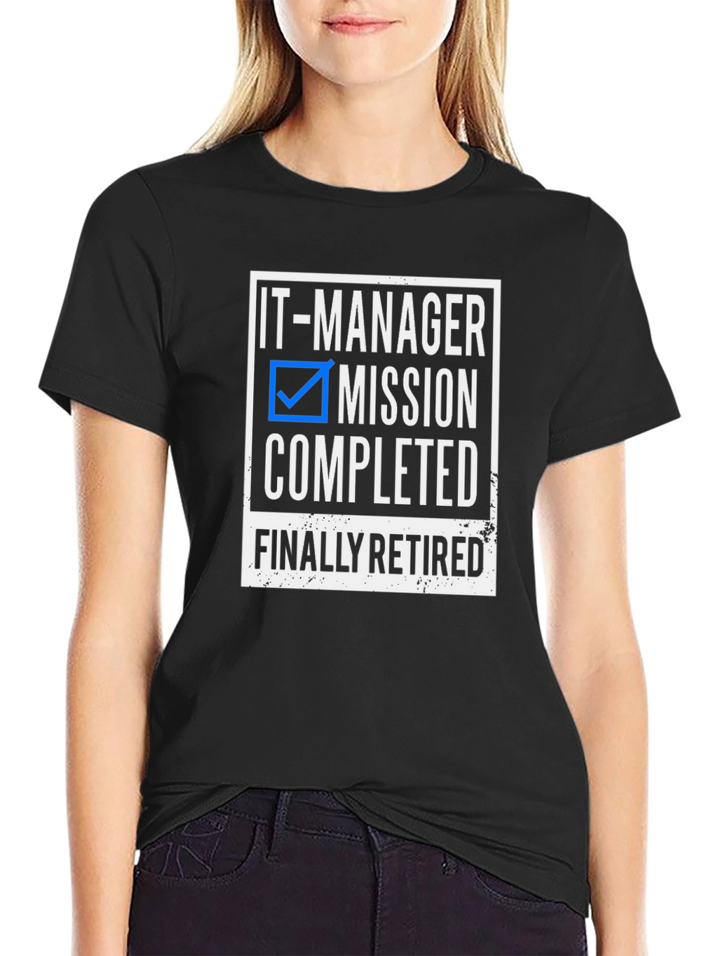IT Manager Retirement T-Shirt: Mission Completed!