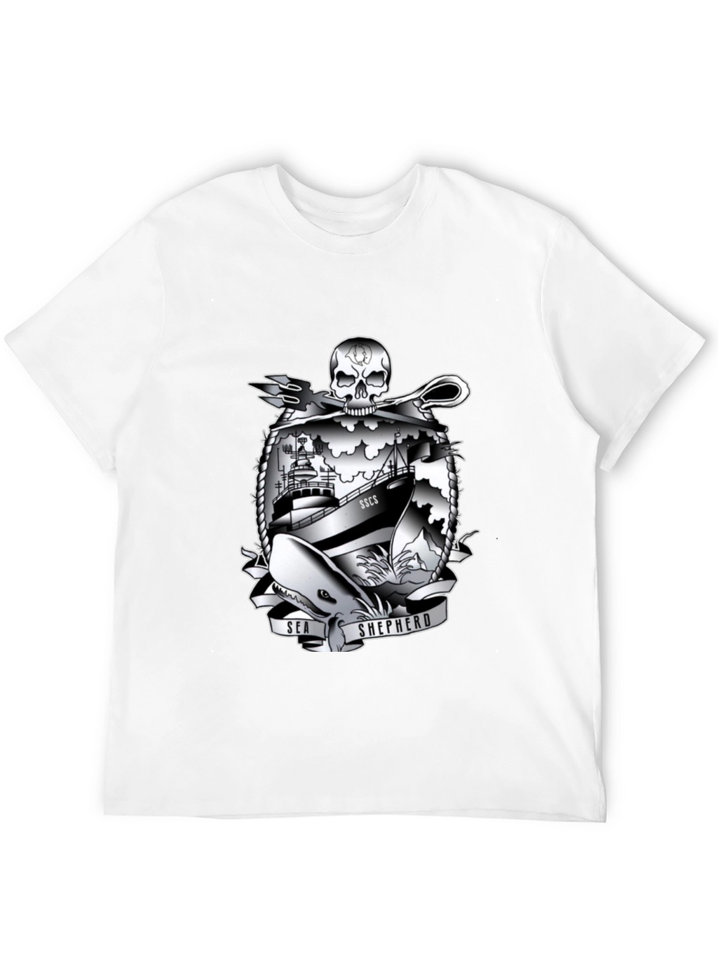 Sea Shepherd Graphic T-Shirt - Black