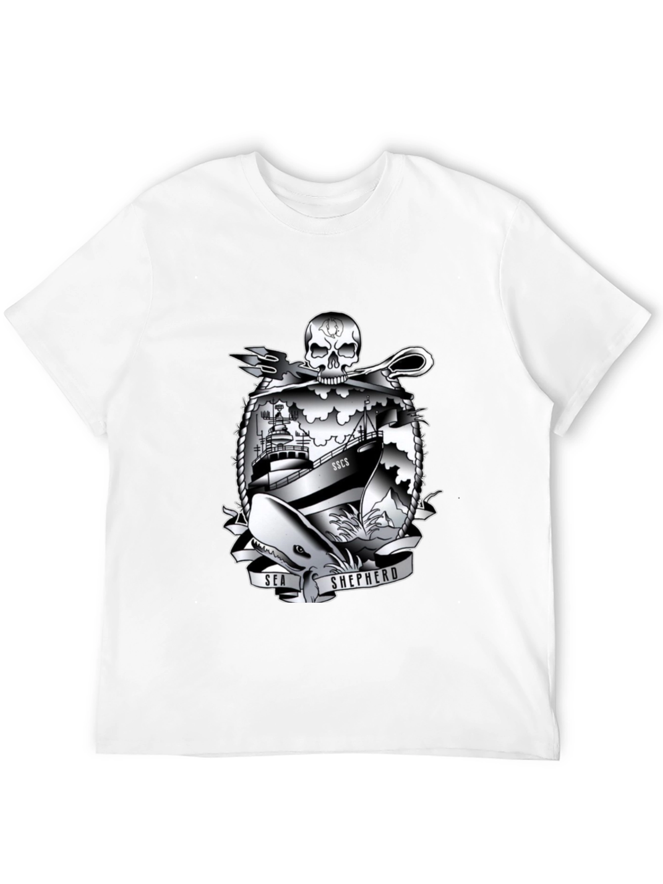 Sea Shepherd Graphic T-Shirt - Black