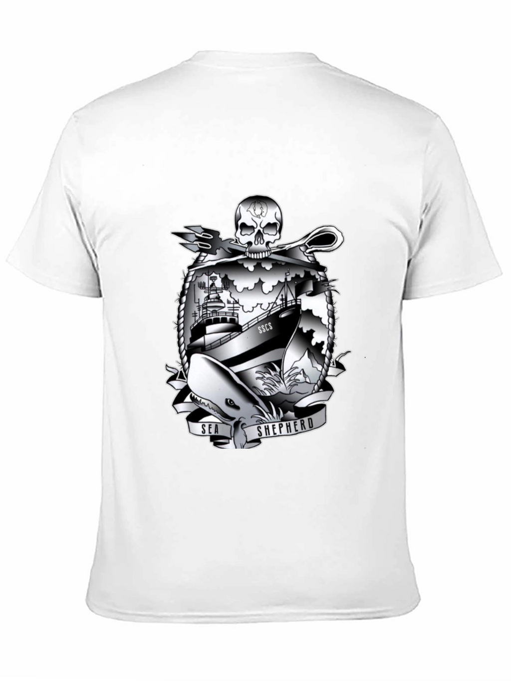 Sea Shepherd Graphic T-Shirt - Black