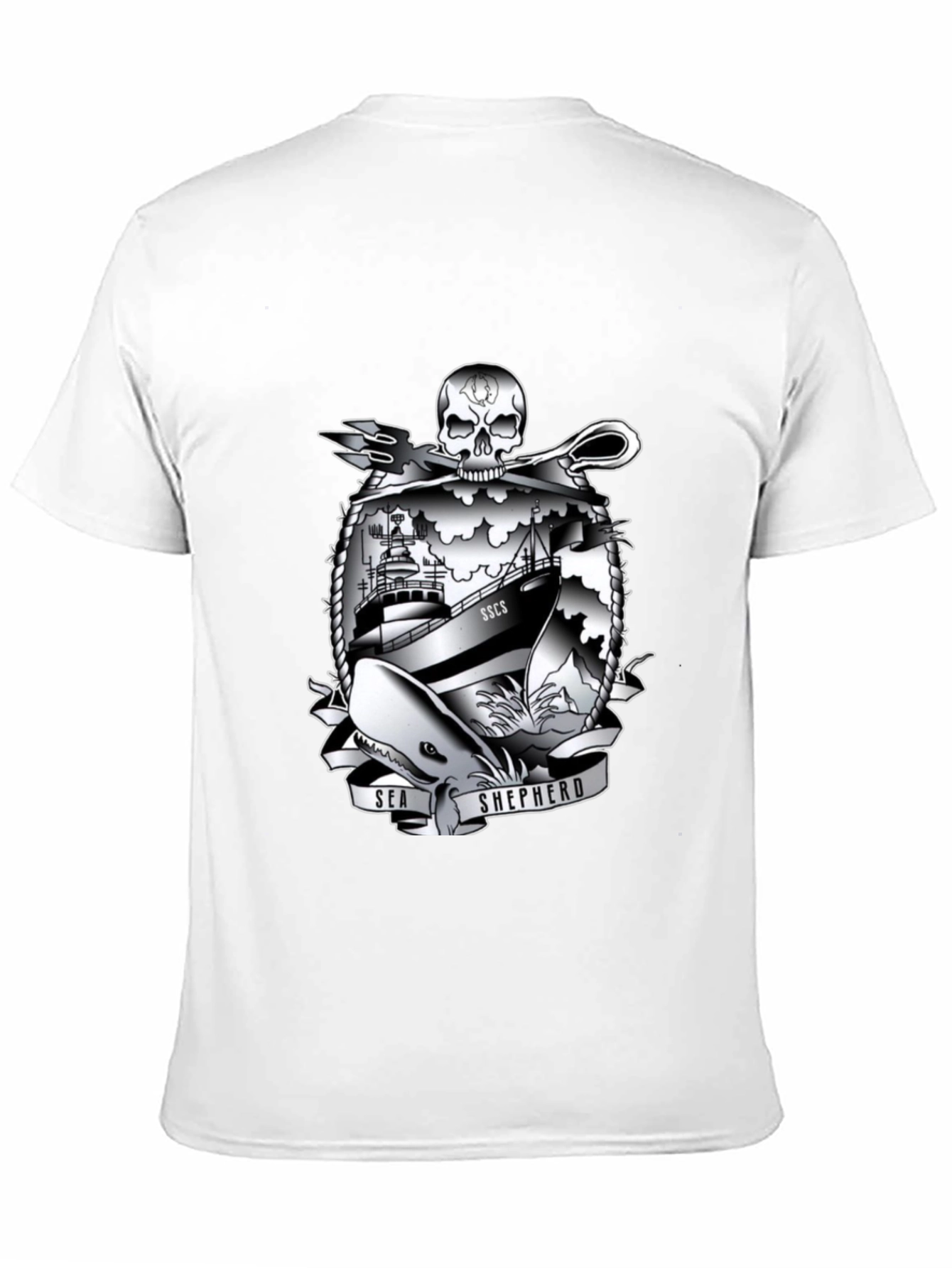 Sea Shepherd Graphic T-Shirt - Black