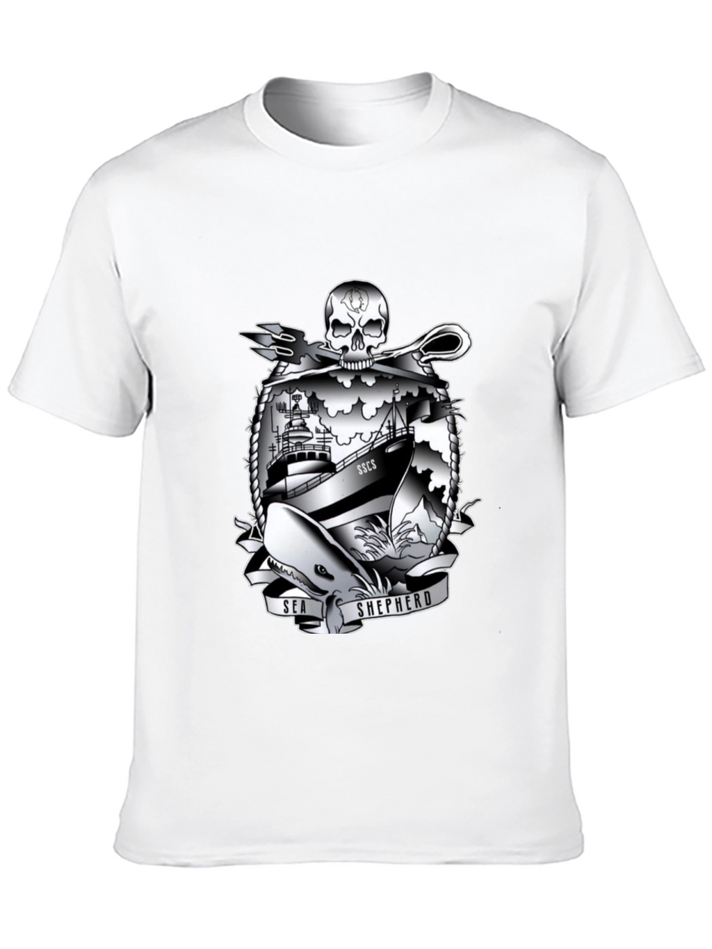 Sea Shepherd Graphic T-Shirt - Black