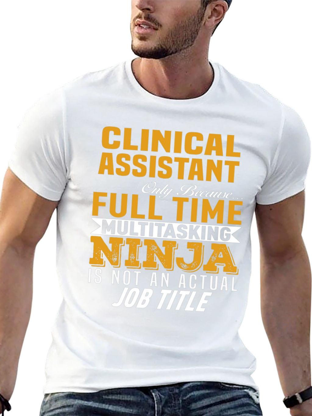 Clinical Assistant Full Time Multitasking Ninja T-Shirt