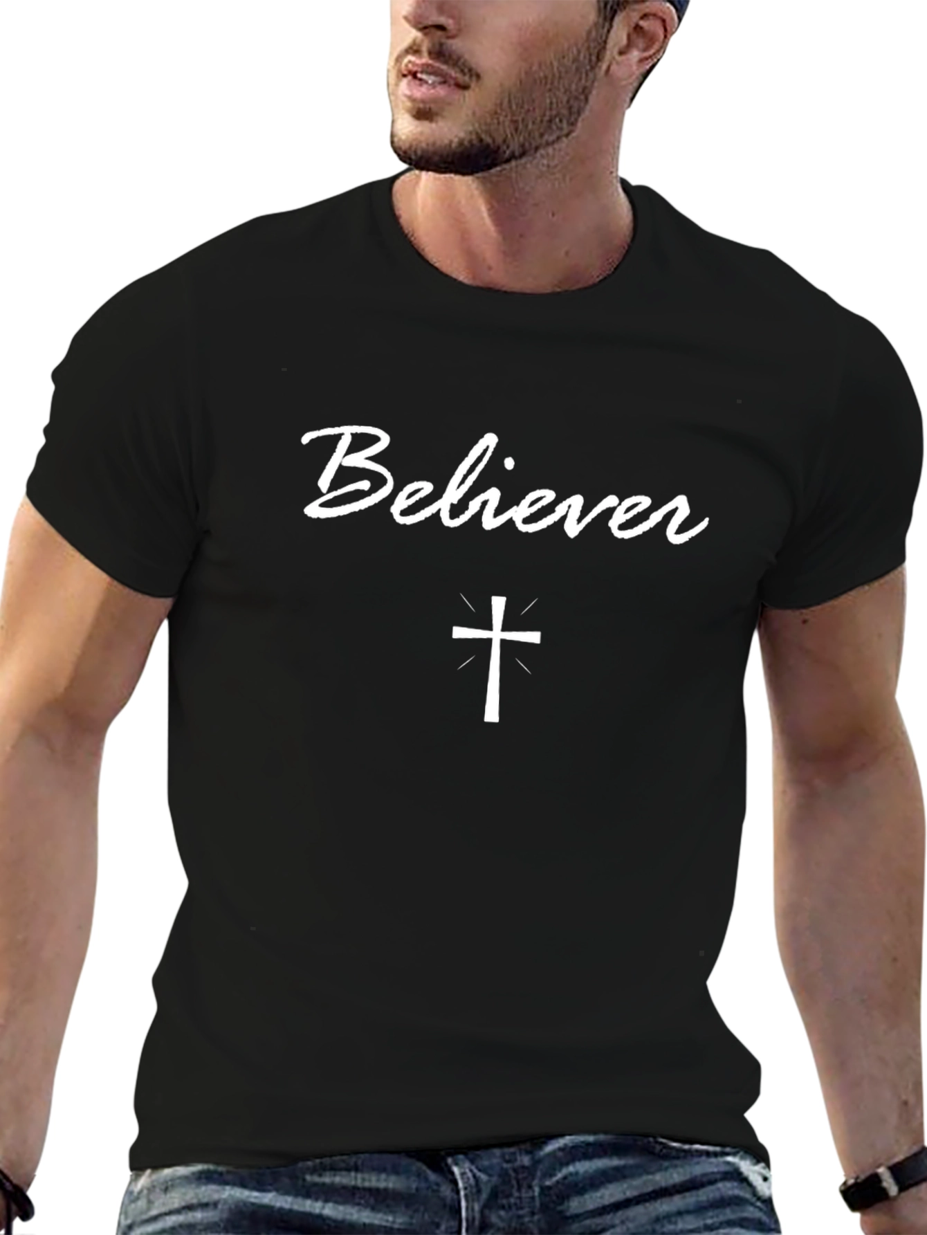 Believer Christian T-Shirt - Faith Inspired Tee